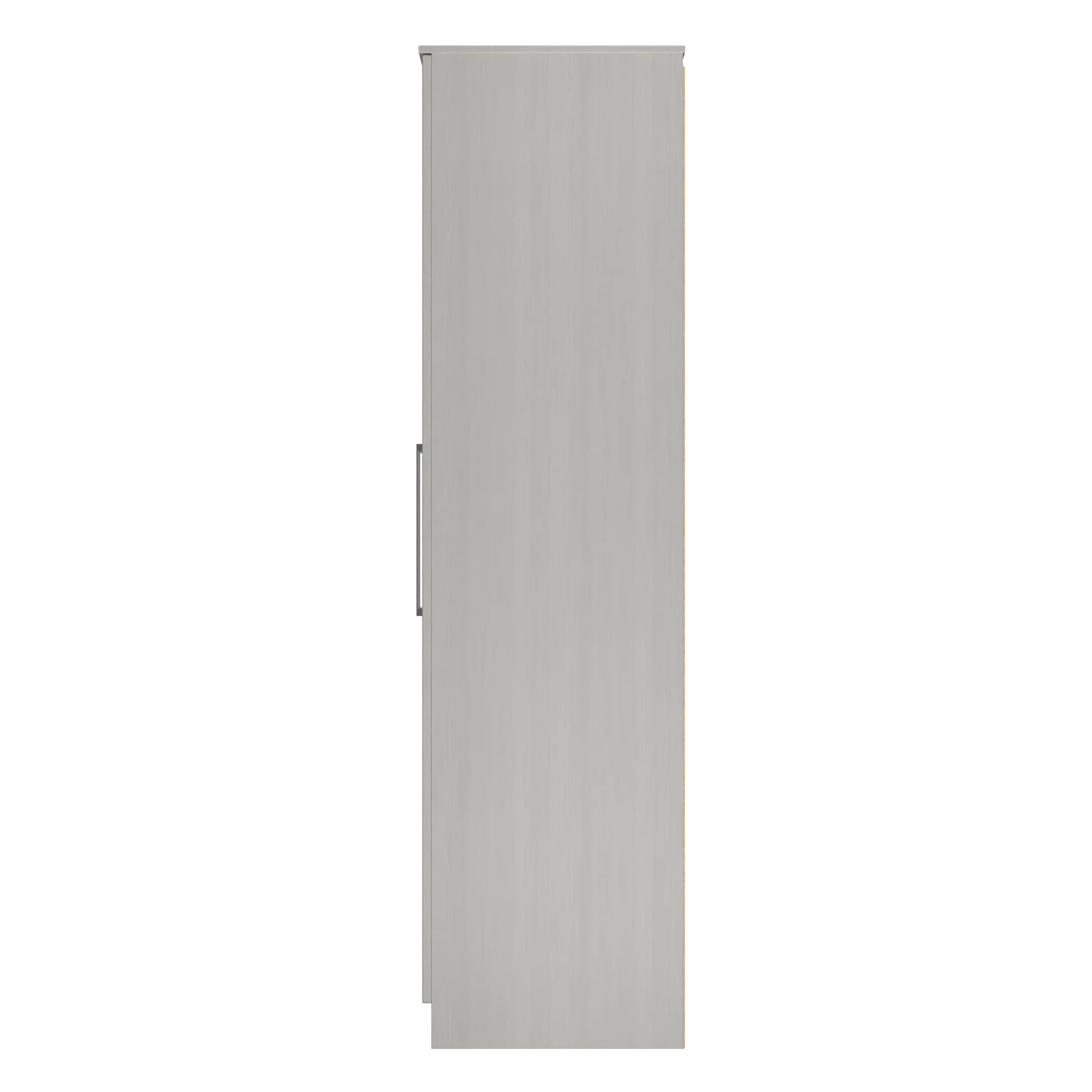 Malton Ready Assembled Tall 4 Door 2 Centre Mirrors in Grey Ash - Image 3
