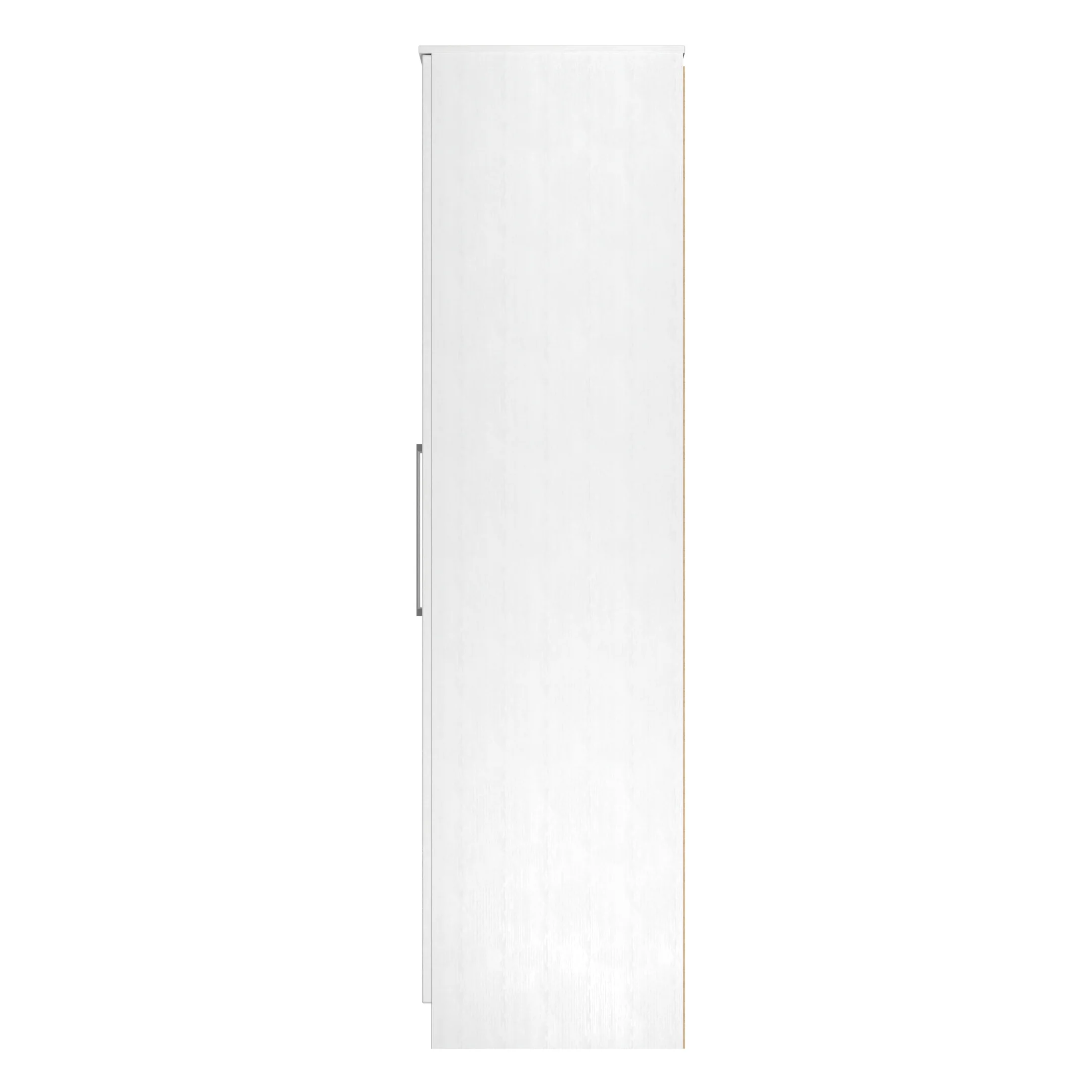 Malton Ready Assembled Tall 4 Door 2 Centre Mirrors In White Ash - Image 3