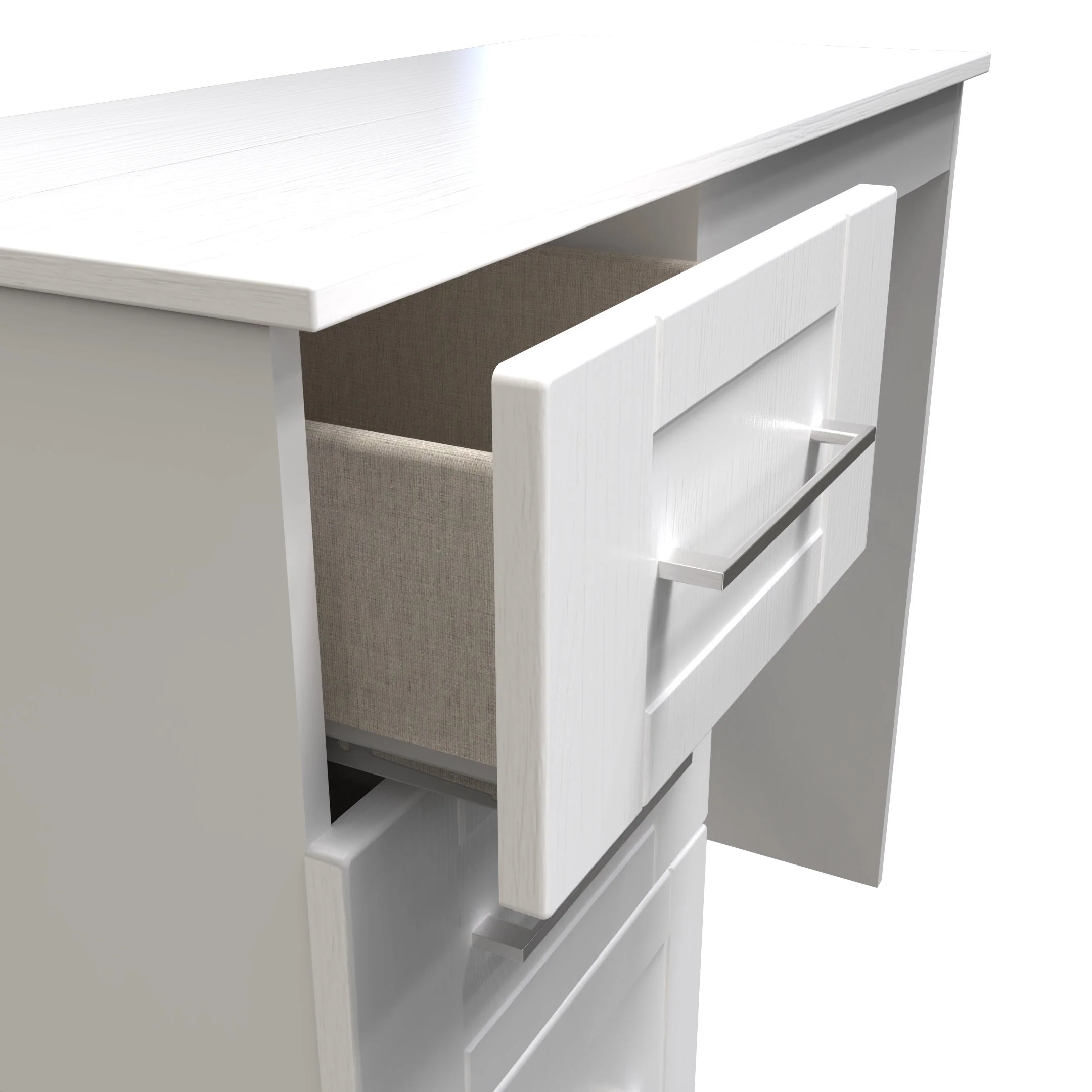 Malton Ready Assembled Vanity in White Ash - Image 11