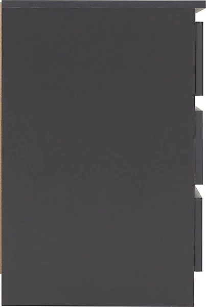 MALVERN 3 DRAWER BEDSIDE - GREY - Image 3