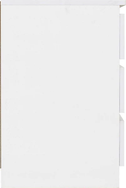 MALVERN 3 DRAWER BEDSIDE - WHITE - Image 3