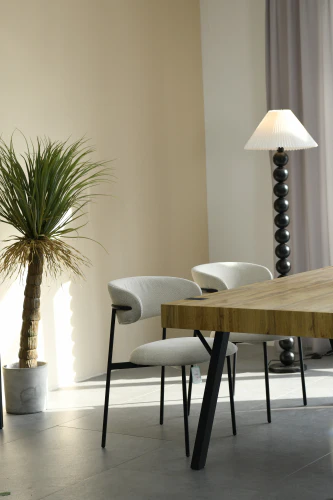 Marisa Linen Effect Natural Dining Chair - Image 13