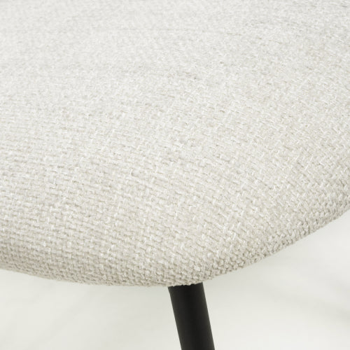 Marisa Linen Effect Natural Dining Chair - Image 6