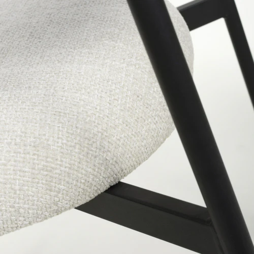 Marisa Linen Effect Natural Dining Chair - Image 9