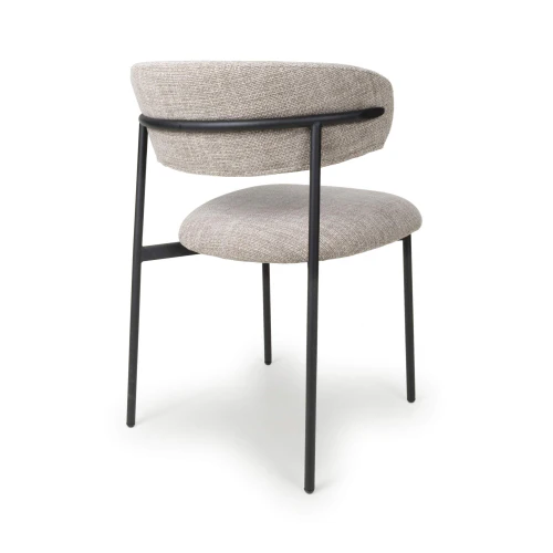 Marisa Tweed Oatmeal Dining Chair - Image 4