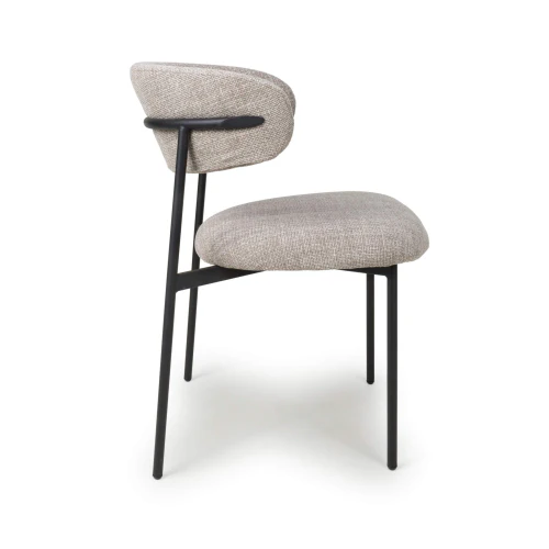 Marisa Tweed Oatmeal Dining Chair - Image 5