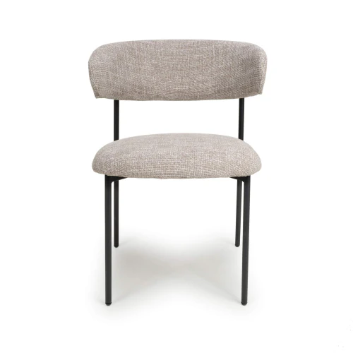 Marisa Tweed Oatmeal Dining Chair - Image 6