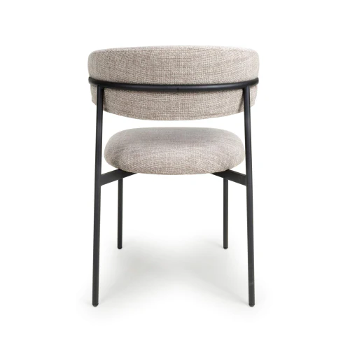 Marisa Tweed Oatmeal Dining Chair - Image 7