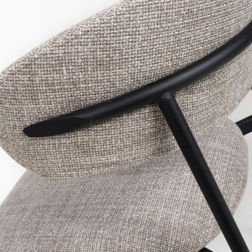 Marisa Tweed Oatmeal Dining Chair - Image 8