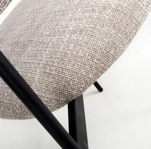 Marisa Tweed Oatmeal Dining Chair - Image 9