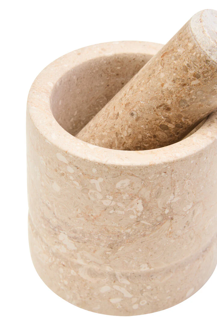 Marmore Cream Marble Pestle And Mortar - Image 3