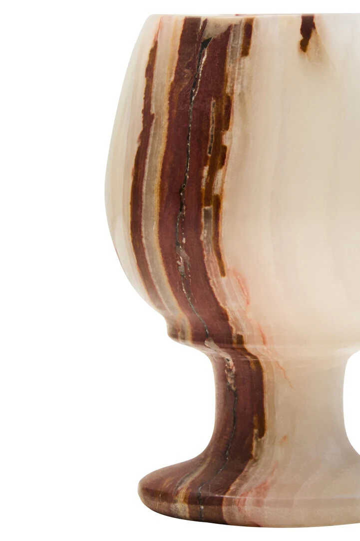 Marmore Set Of Six Onyx Shot or Liqueur Glasses - Image 3