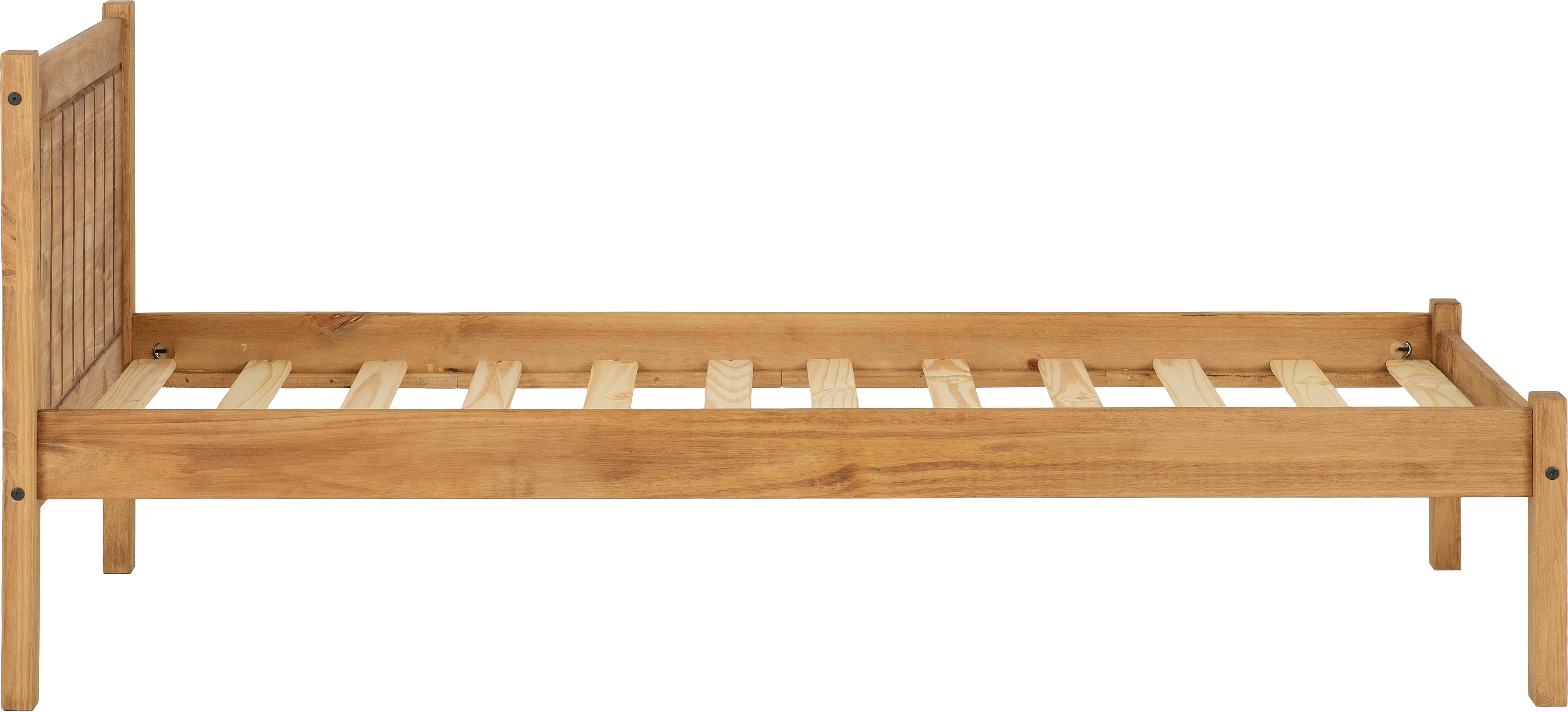 MAYA 3' SINGLE BED - DISTRESSED WAXED PINE - Image 4
