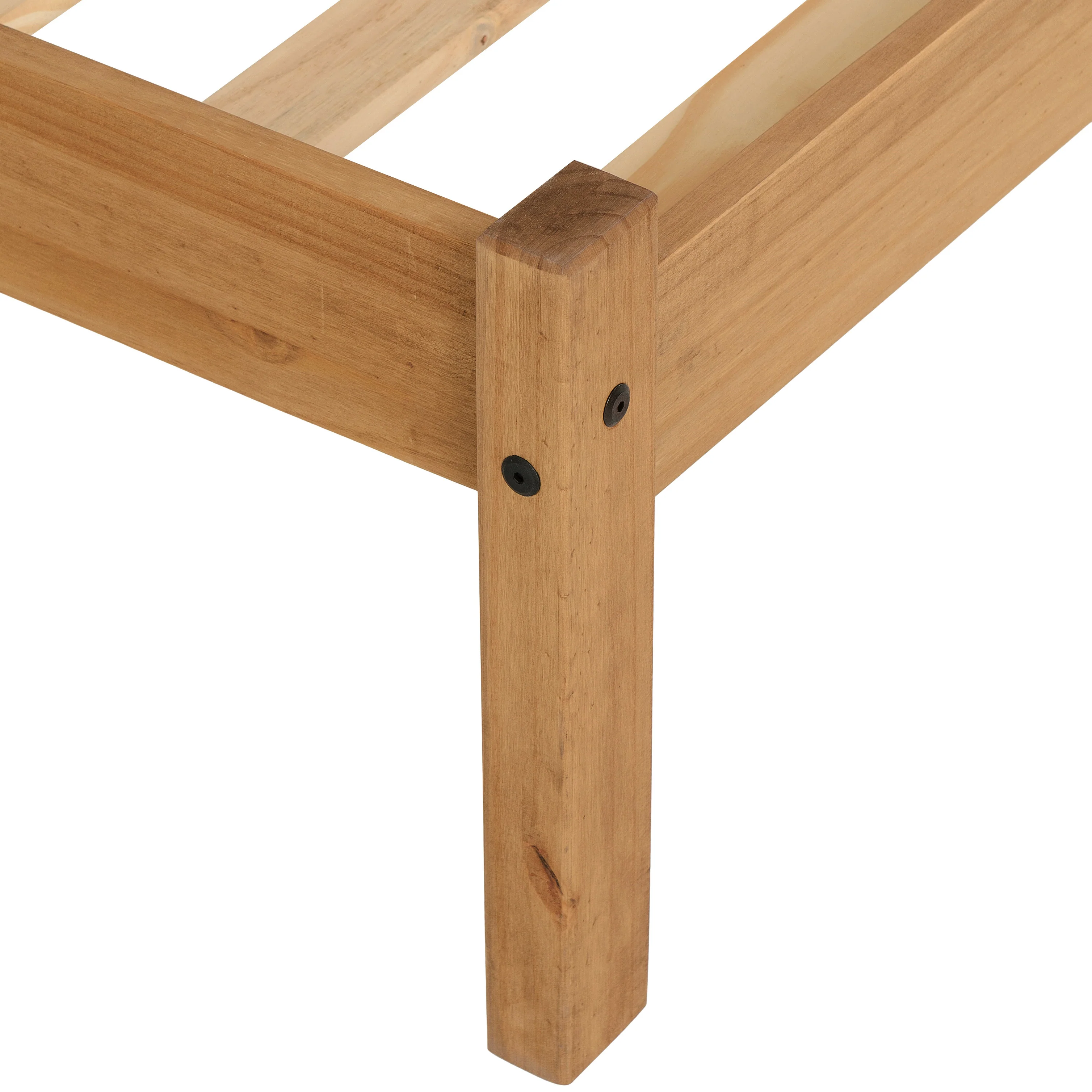 MAYA 4'6" DOUBLE BED - DISTRESSED WAXED PINE - Image 5