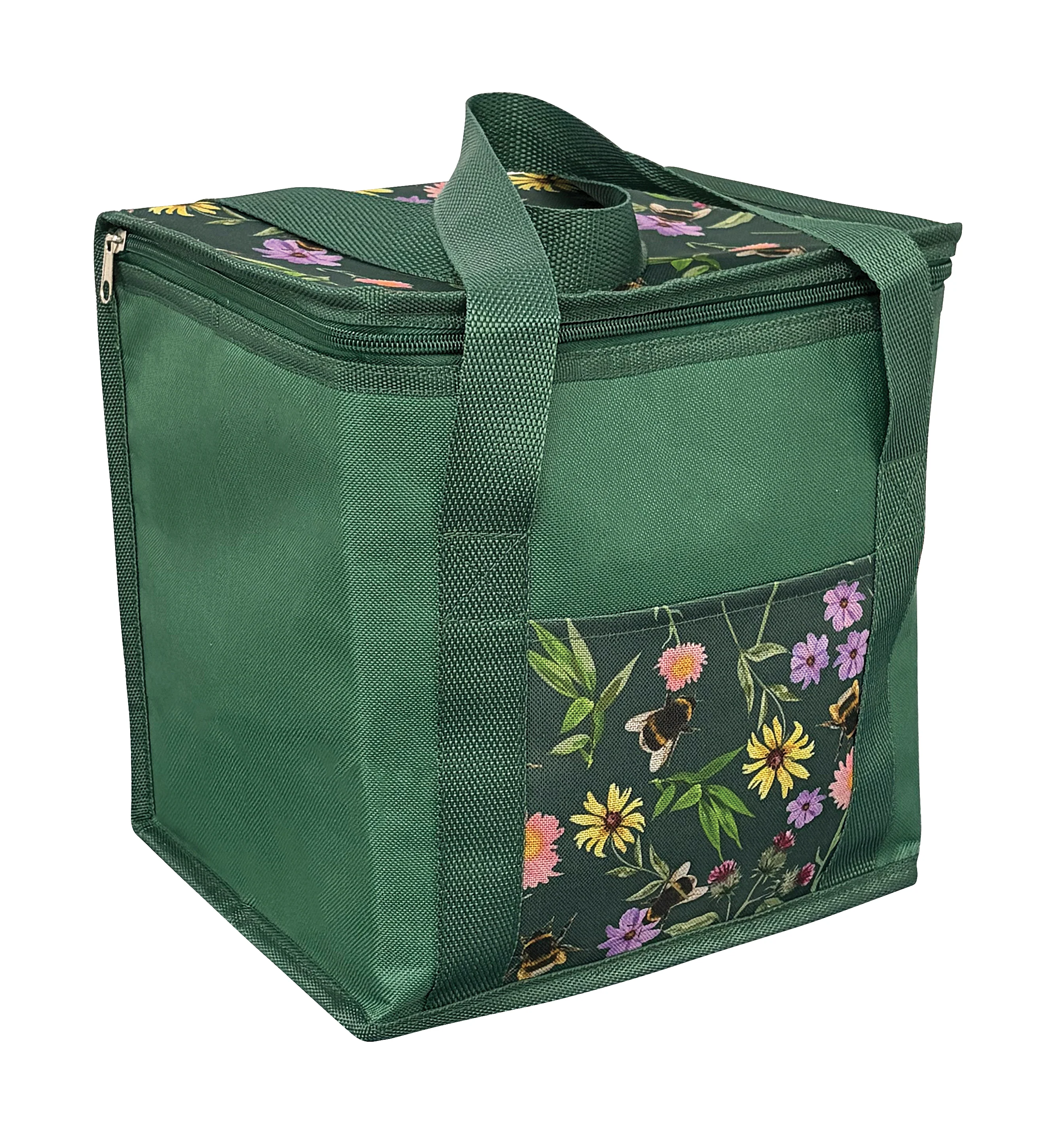 Meadow Bee Cooler Bag Green