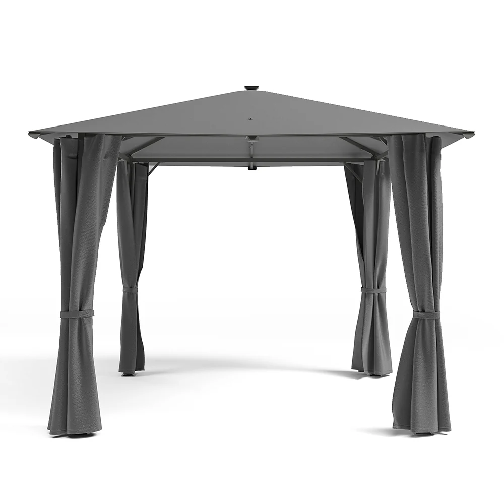 Metal Gazebo with Lights - Image 3
