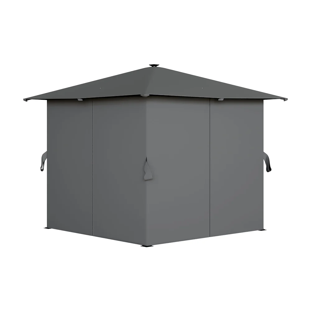 Metal Gazebo with Lights - Image 4