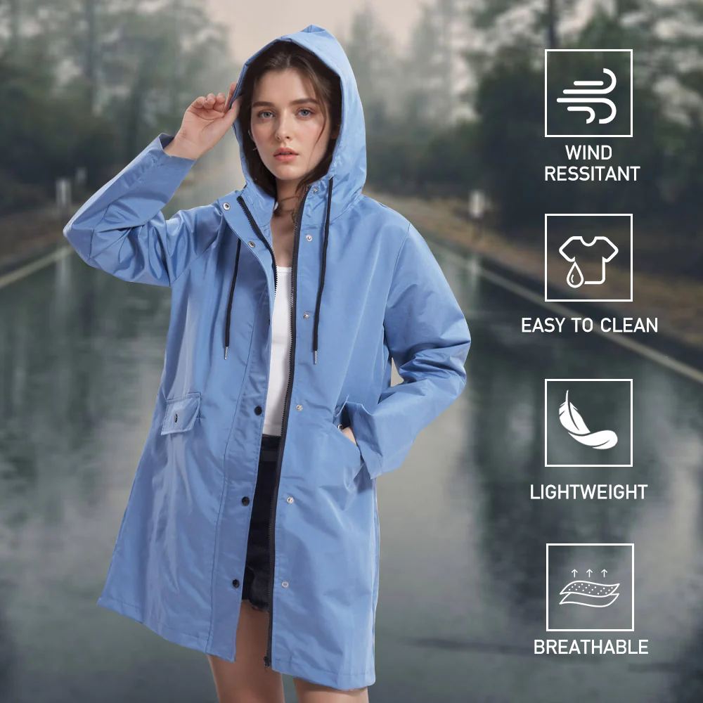 Mid-length Hardshell Jacket