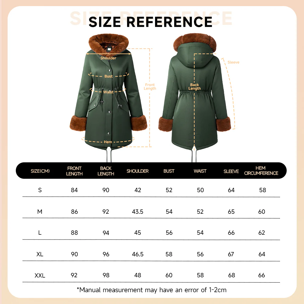 Mid-Length Hooded Coat With Drawstring Waist - Image 9
