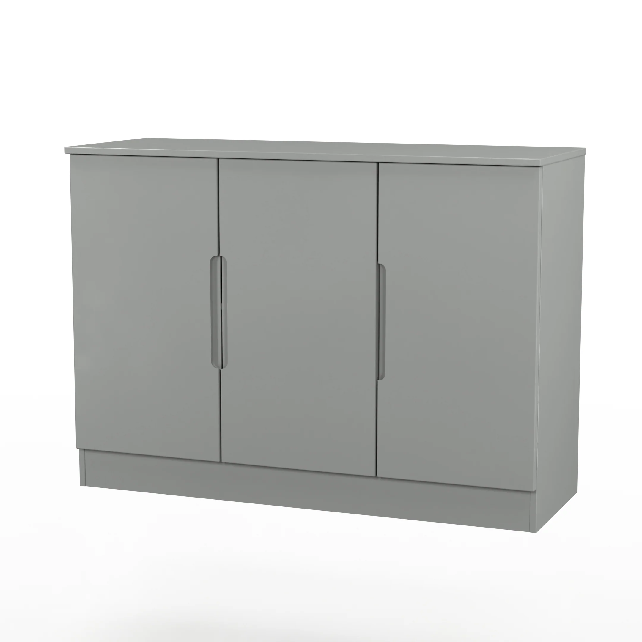 Milan 3 Door Sideboard in Dusk Grey - Ready Assembled - Image 4