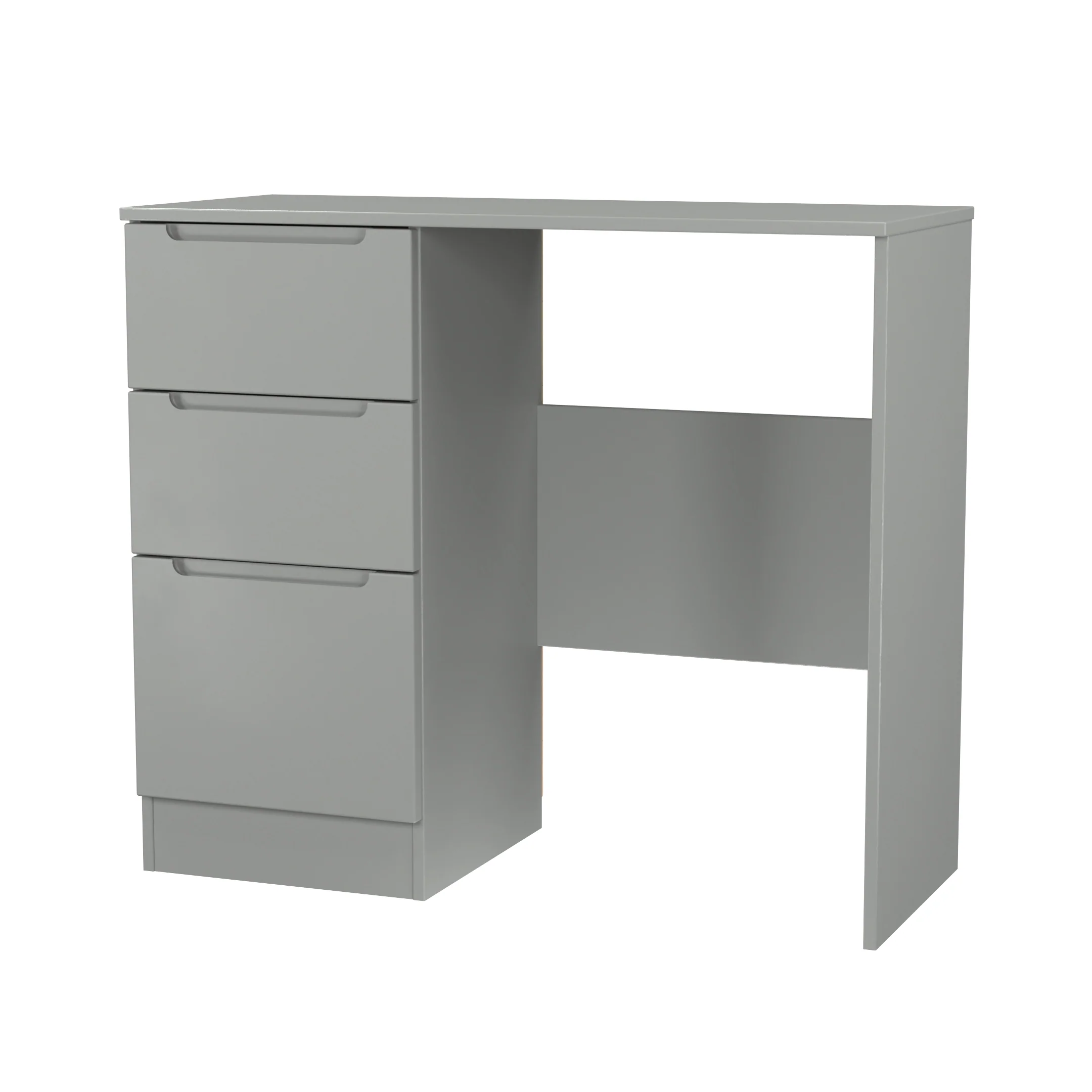 Milan 3 Drawer Vanity in Dusk Grey - Ready Assembled - Image 4