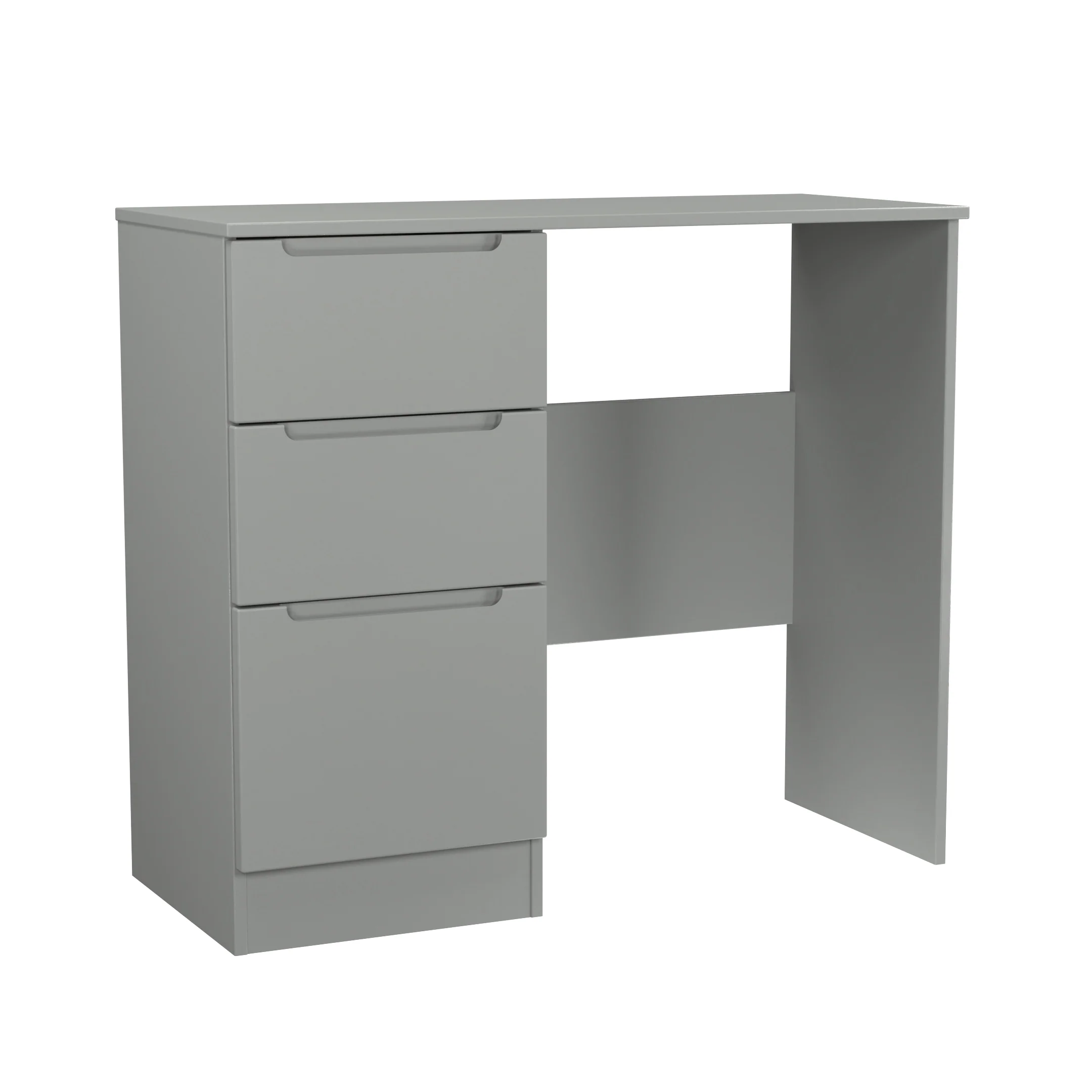 Milan 3 Drawer Vanity in Dusk Grey - Ready Assembled - Image 7