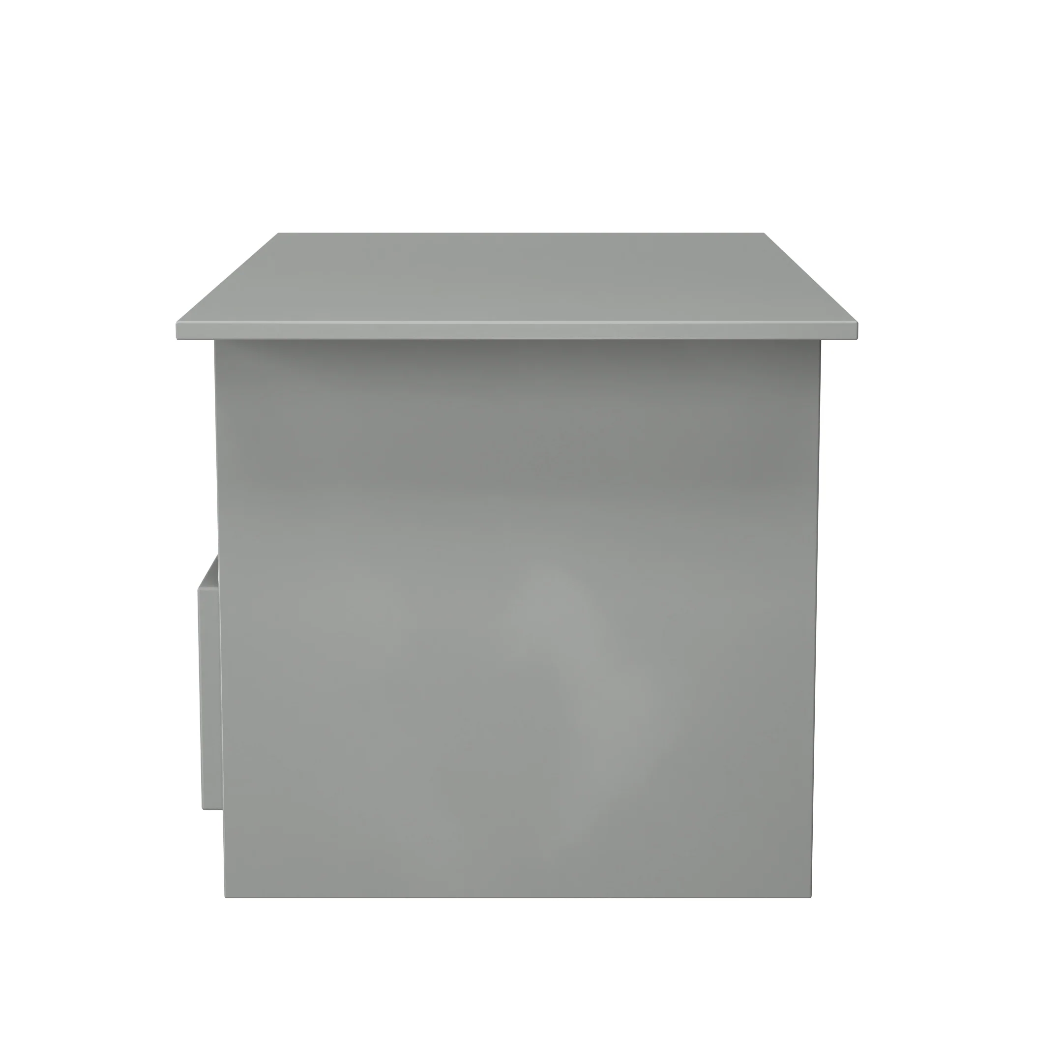 Milan Bottom Drawer Coffee Table in Dusk Grey - Ready Assembled - Image 3