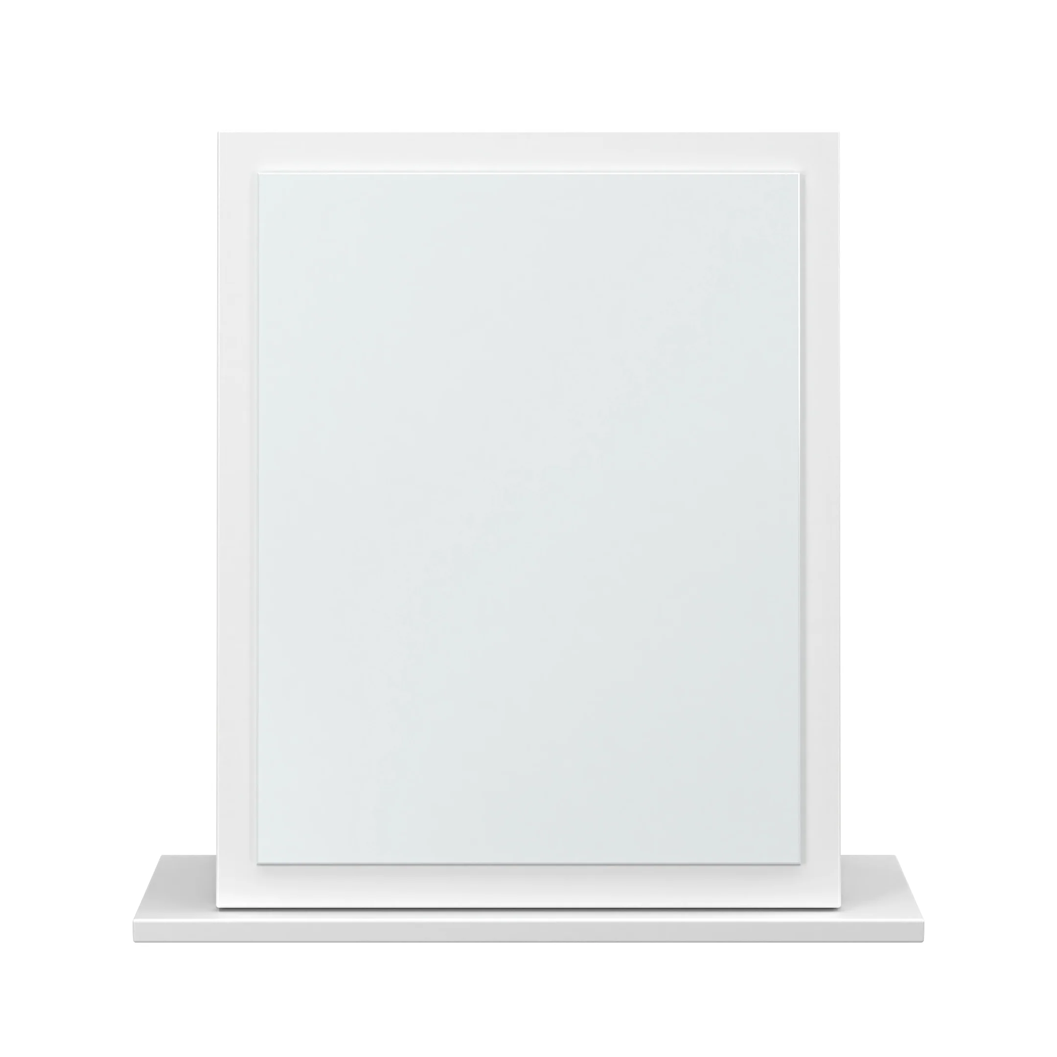 Milan Small Mirror in White Matt - Ready Assembled - Image 2