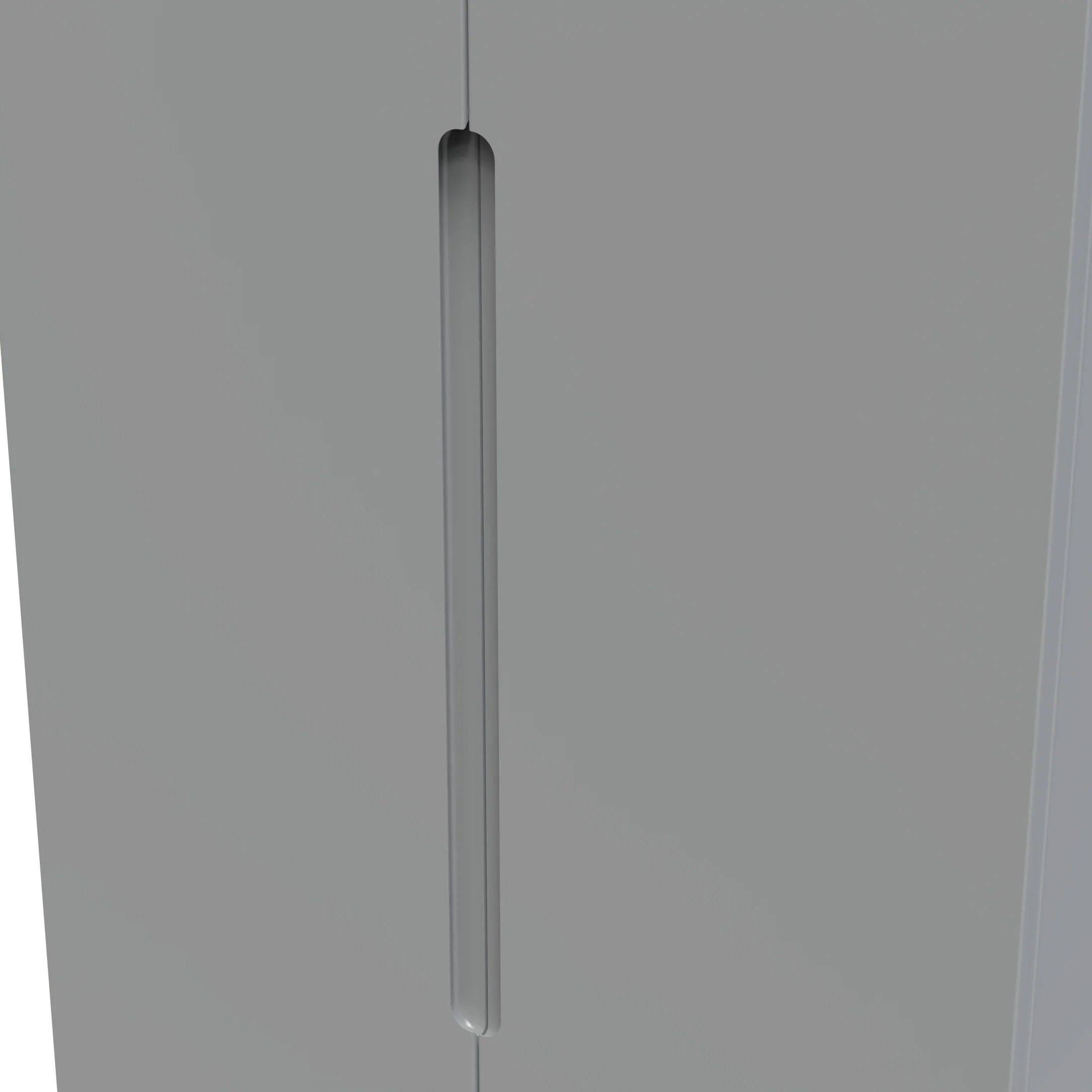 Milan Tall Double Wardrobe in Dusk Grey - Ready Assembled - Image 5