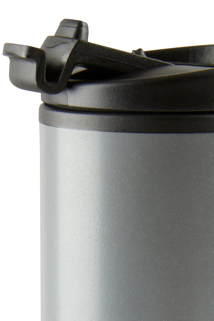 Mimo Cool Grey Double Wall Travel Mug - Image 3