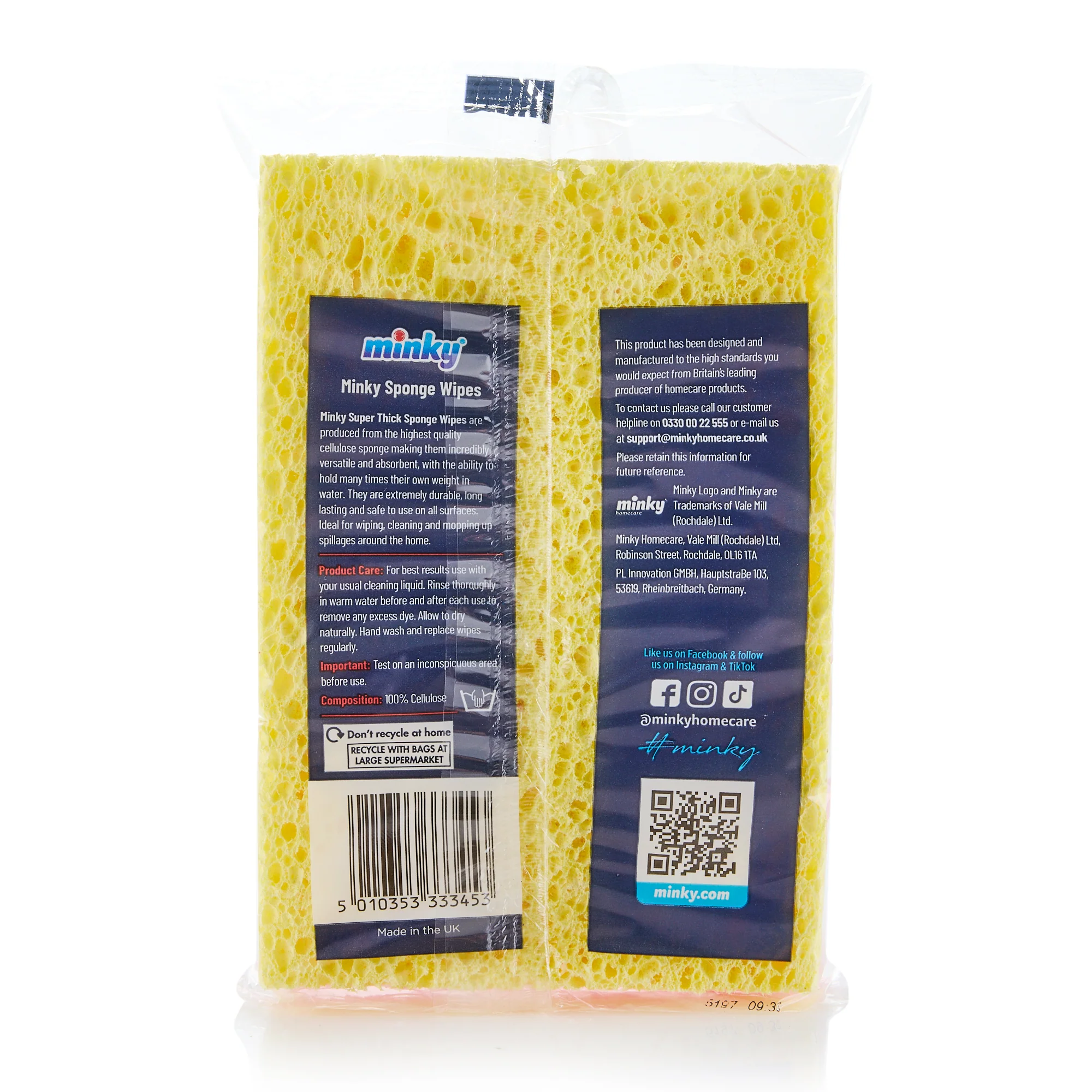 Minky Sponge Wipes - 2 Pack - Image 2