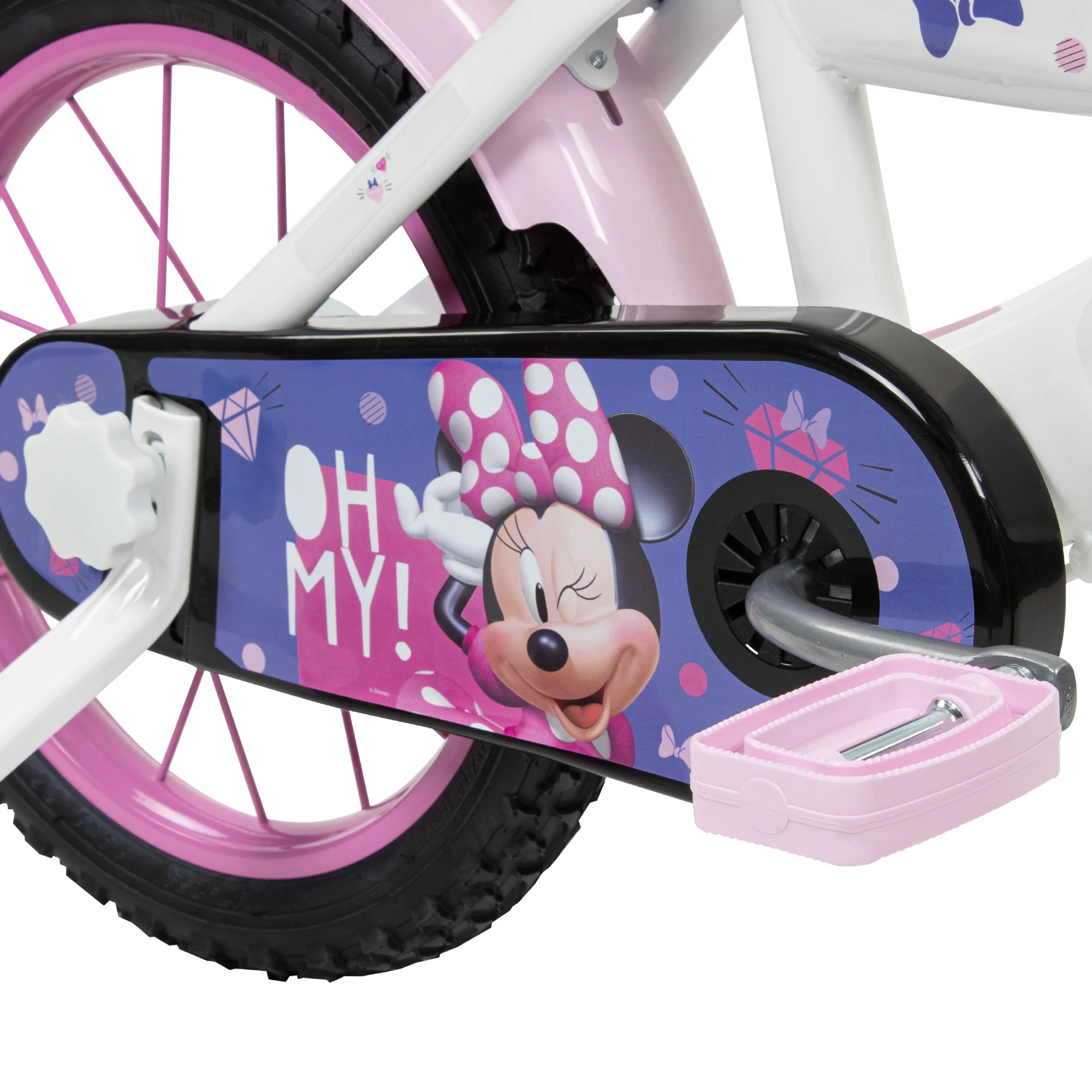 Minnie Bicycle - White, Pink - Image 4