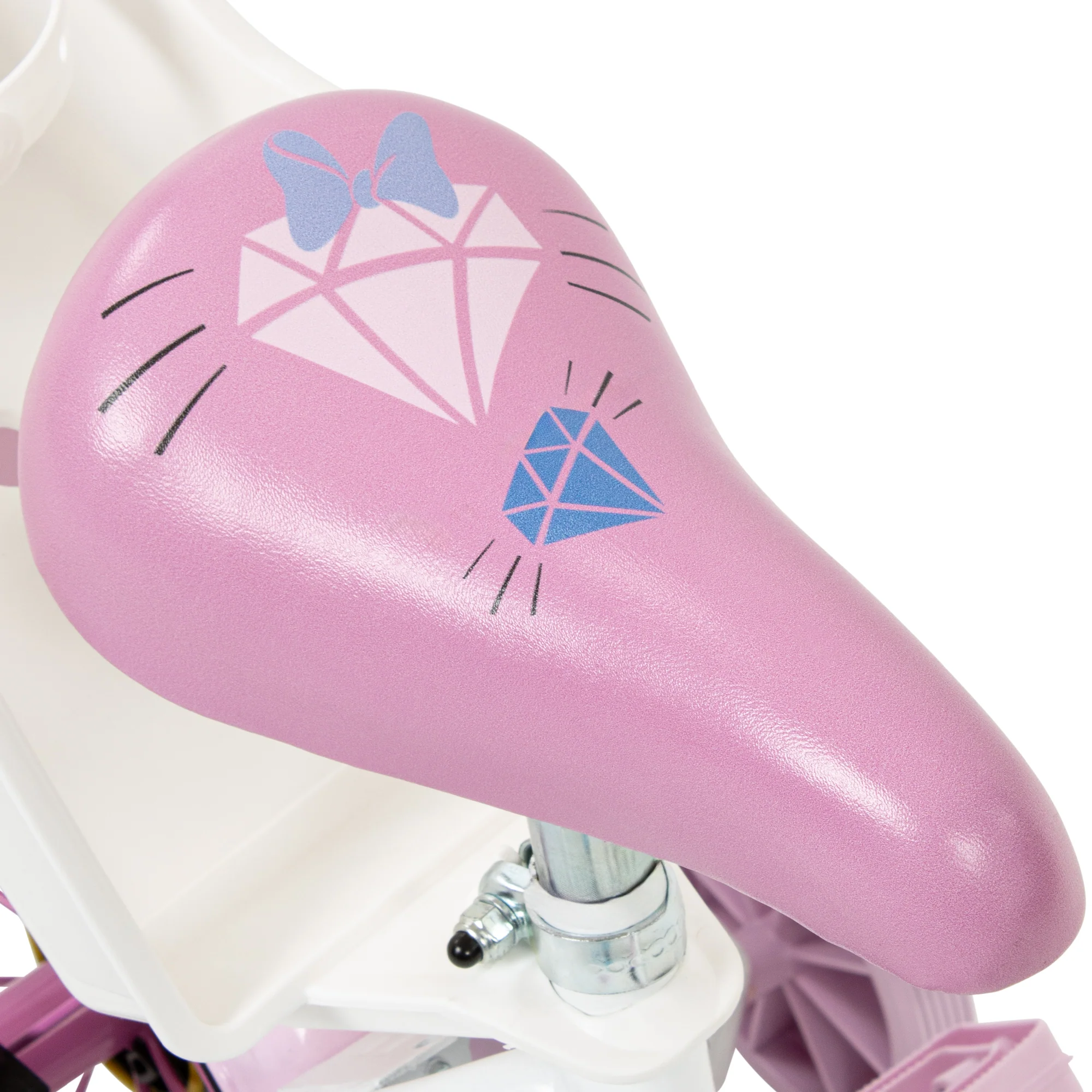 Minnie Bicycle - White, Pink - Image 7