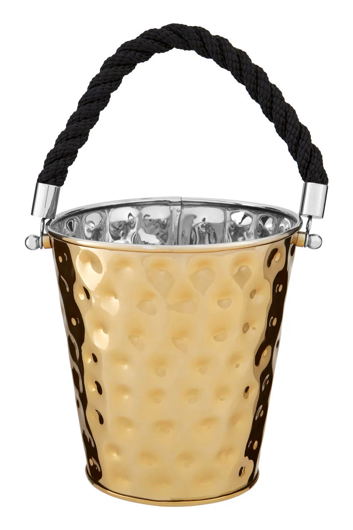 Miressa Medium Gold Finish Party Bucket - Image 2