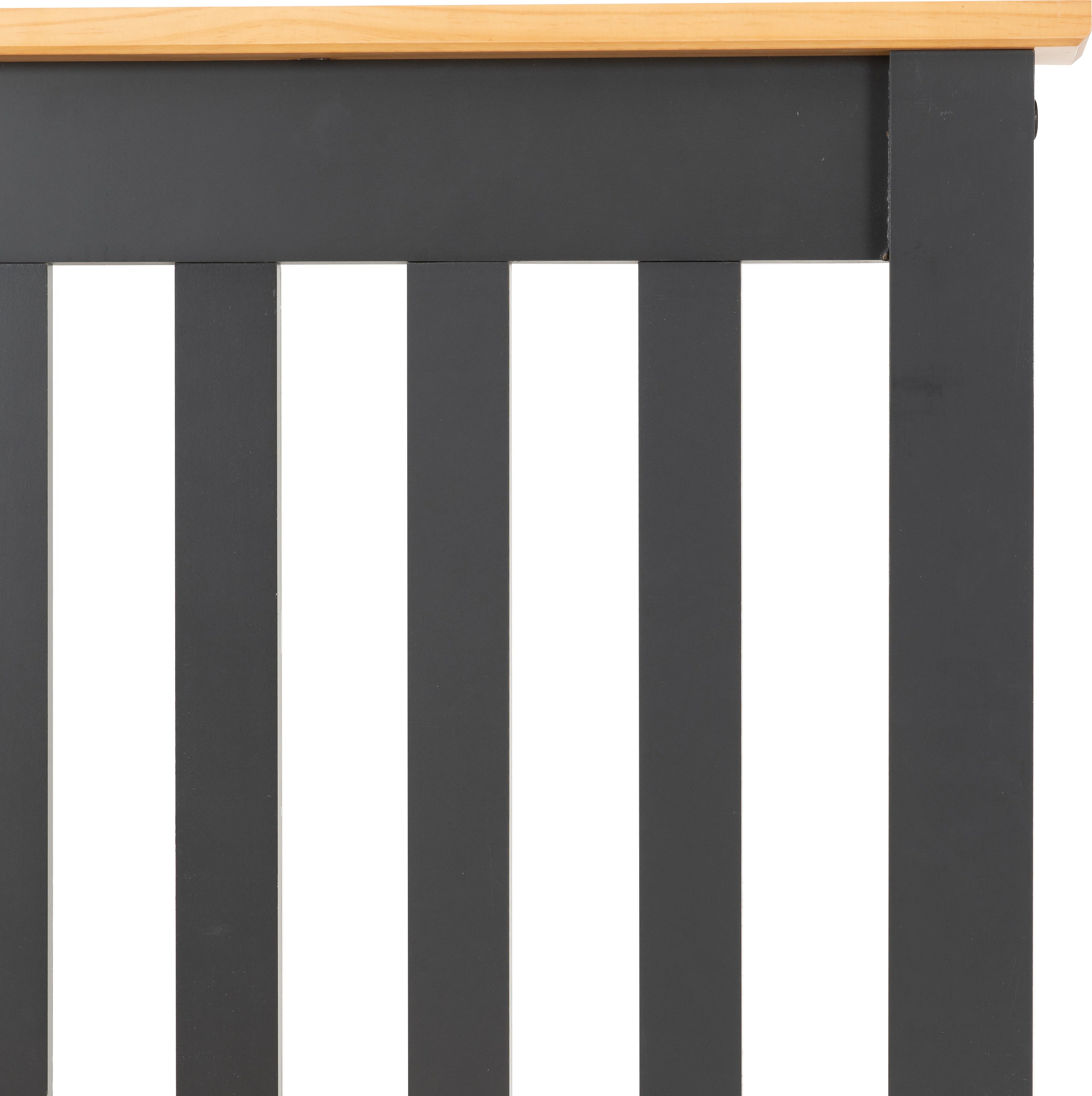MONACO 3' LOW END BED - DARK GREY/OAK EFFECT - Image 7