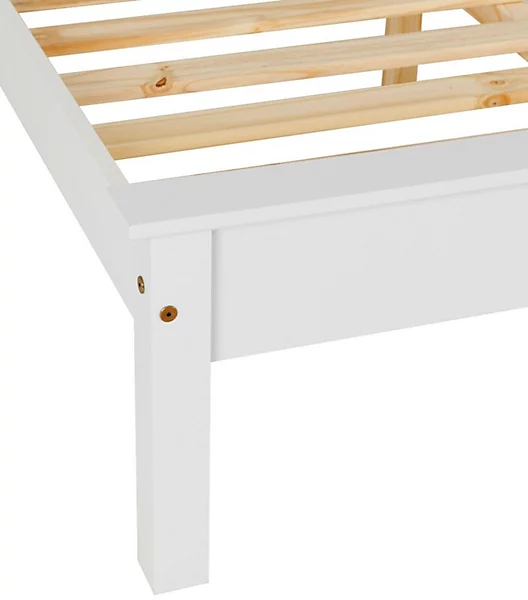 MONACO 4'6" DOUBLE LOW END BED - WHITE - Image 4