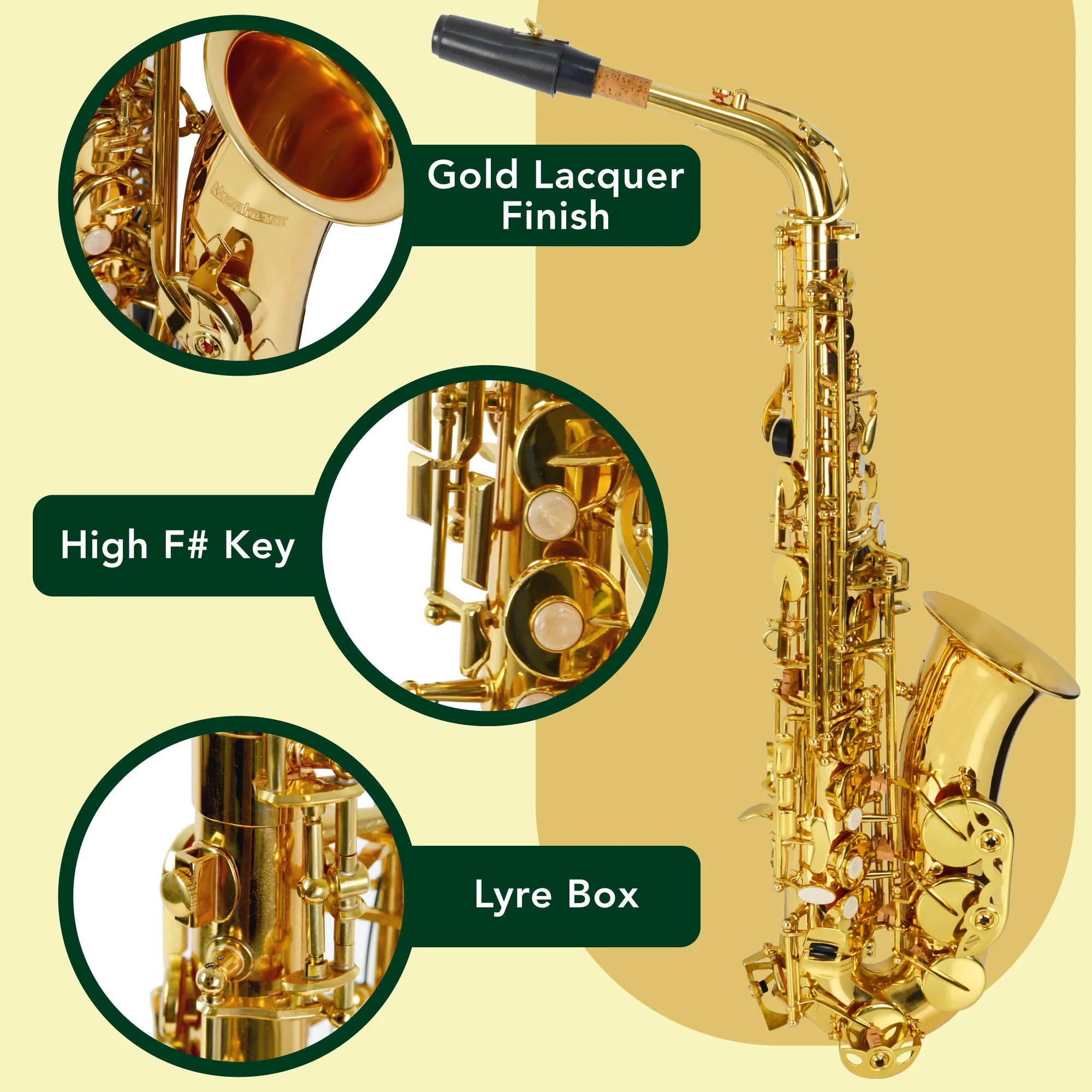 Montreux Student Series Alto Saxophone - Image 4