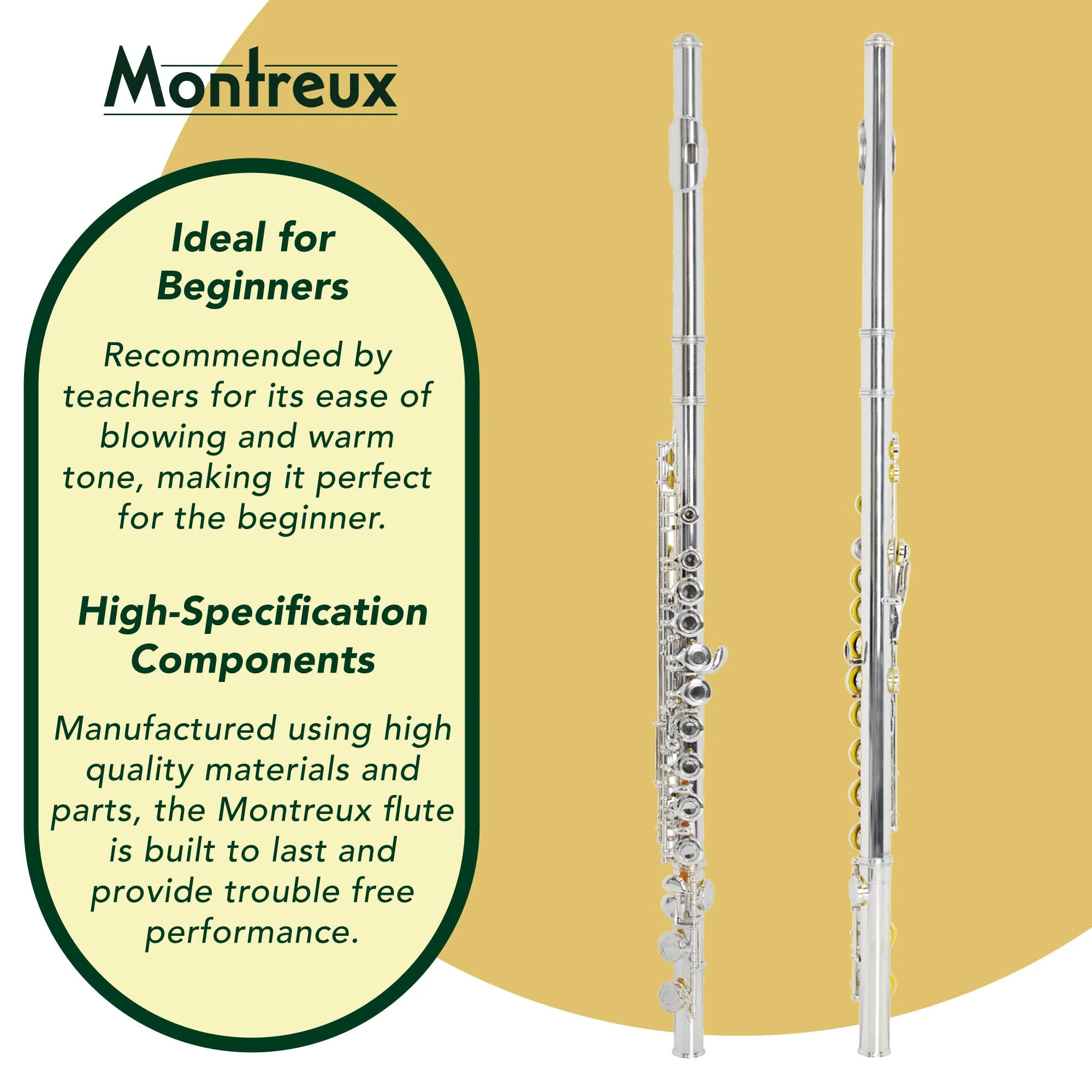 Montreux Student Series Flute - Image 3