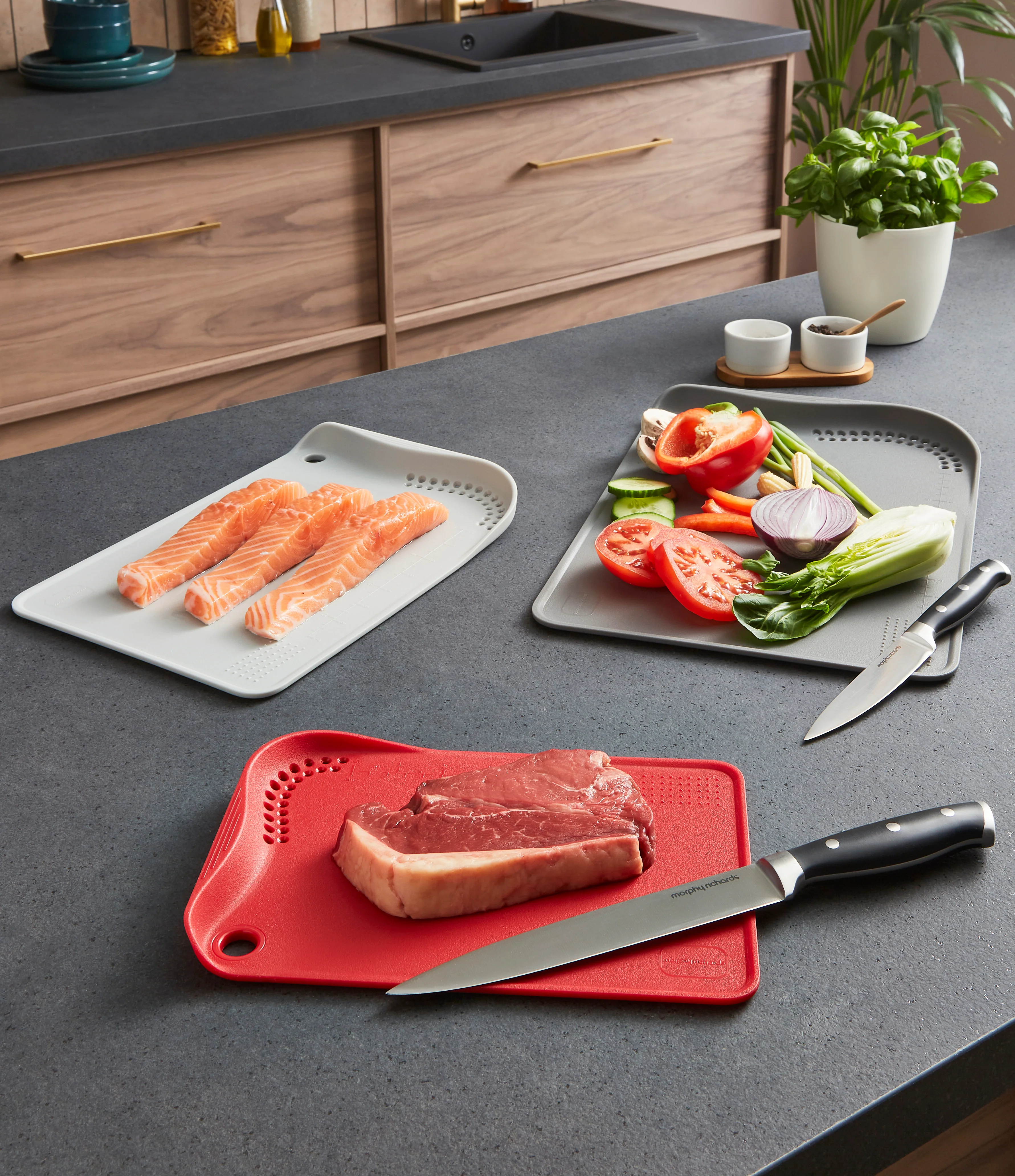 Morphy Richards 3x Chopping Board Set - Image 13