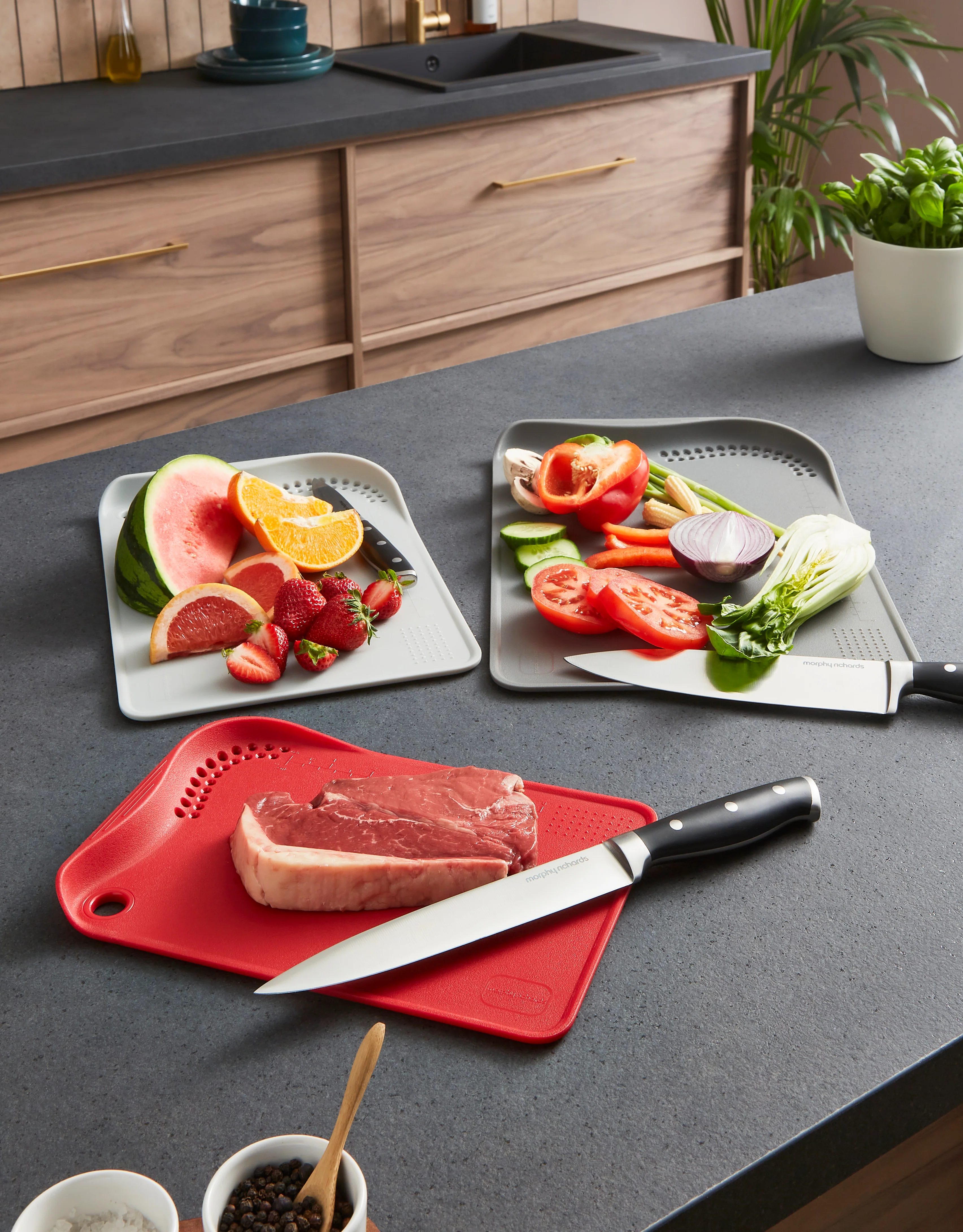 Morphy Richards 3x Chopping Board Set - Image 14