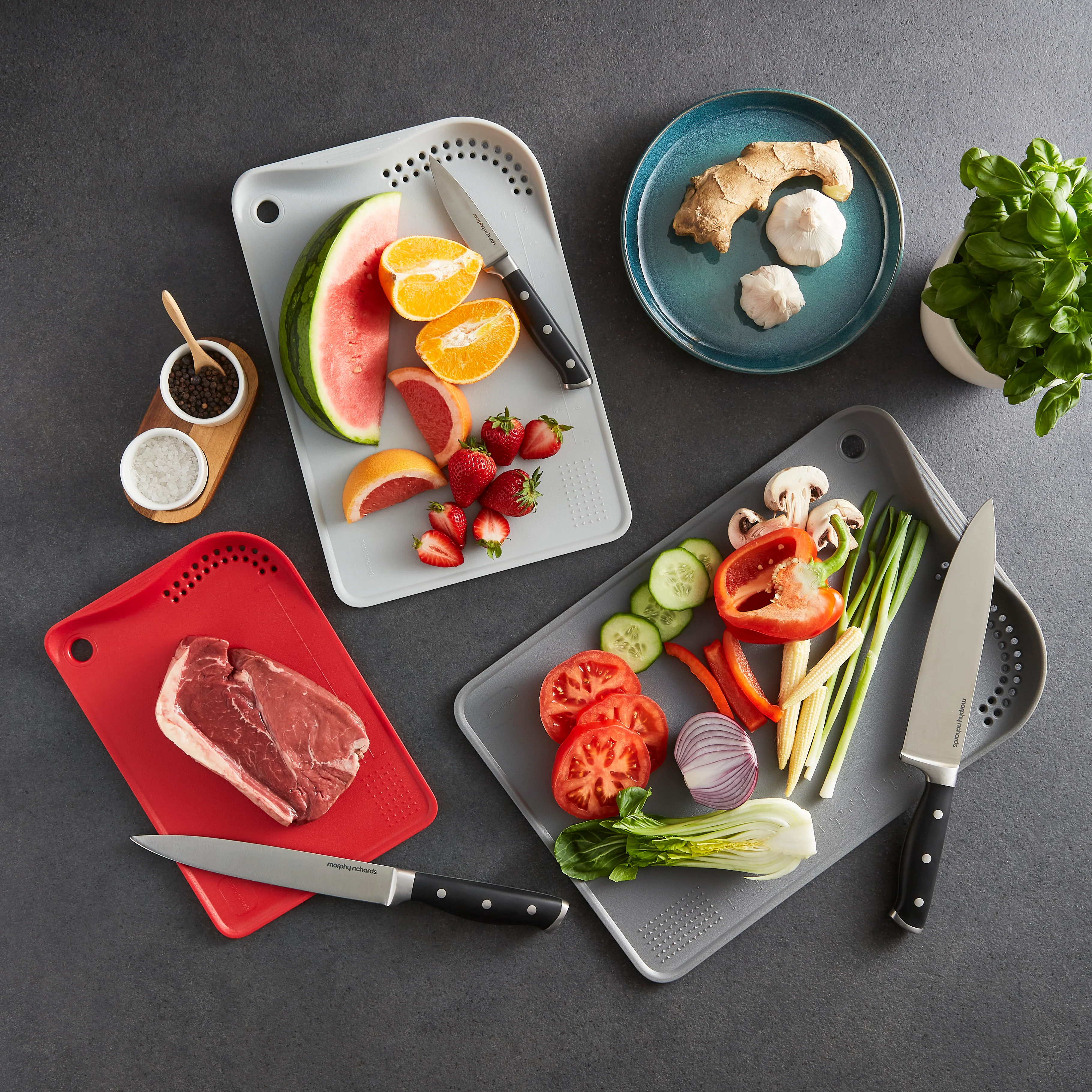 Morphy Richards 3x Chopping Board Set - Image 15