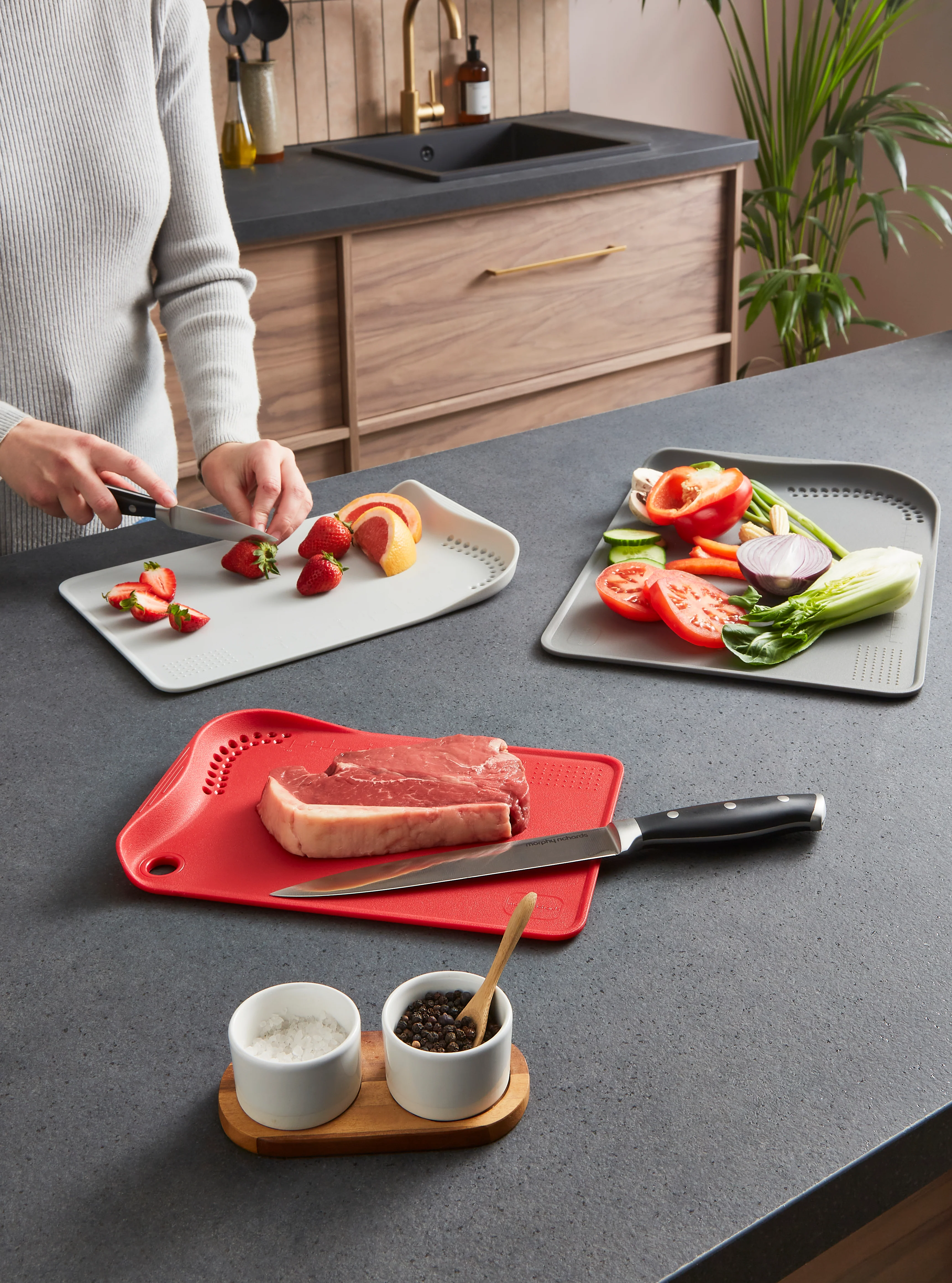 Morphy Richards 3x Chopping Board Set - Image 6