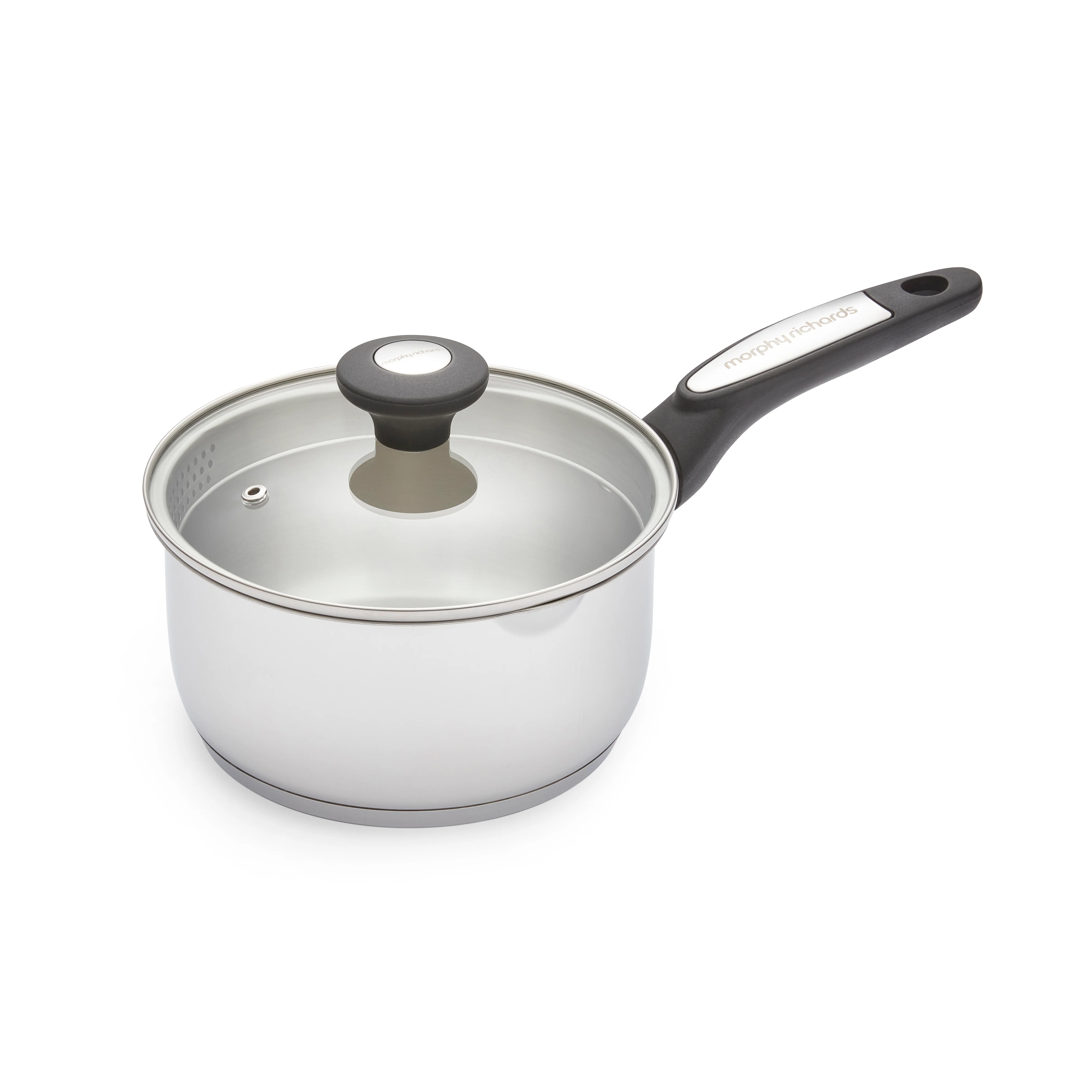 Morphy Richards 5 Piece Pouring Spout Stainless Steel Pan Set - Image 3