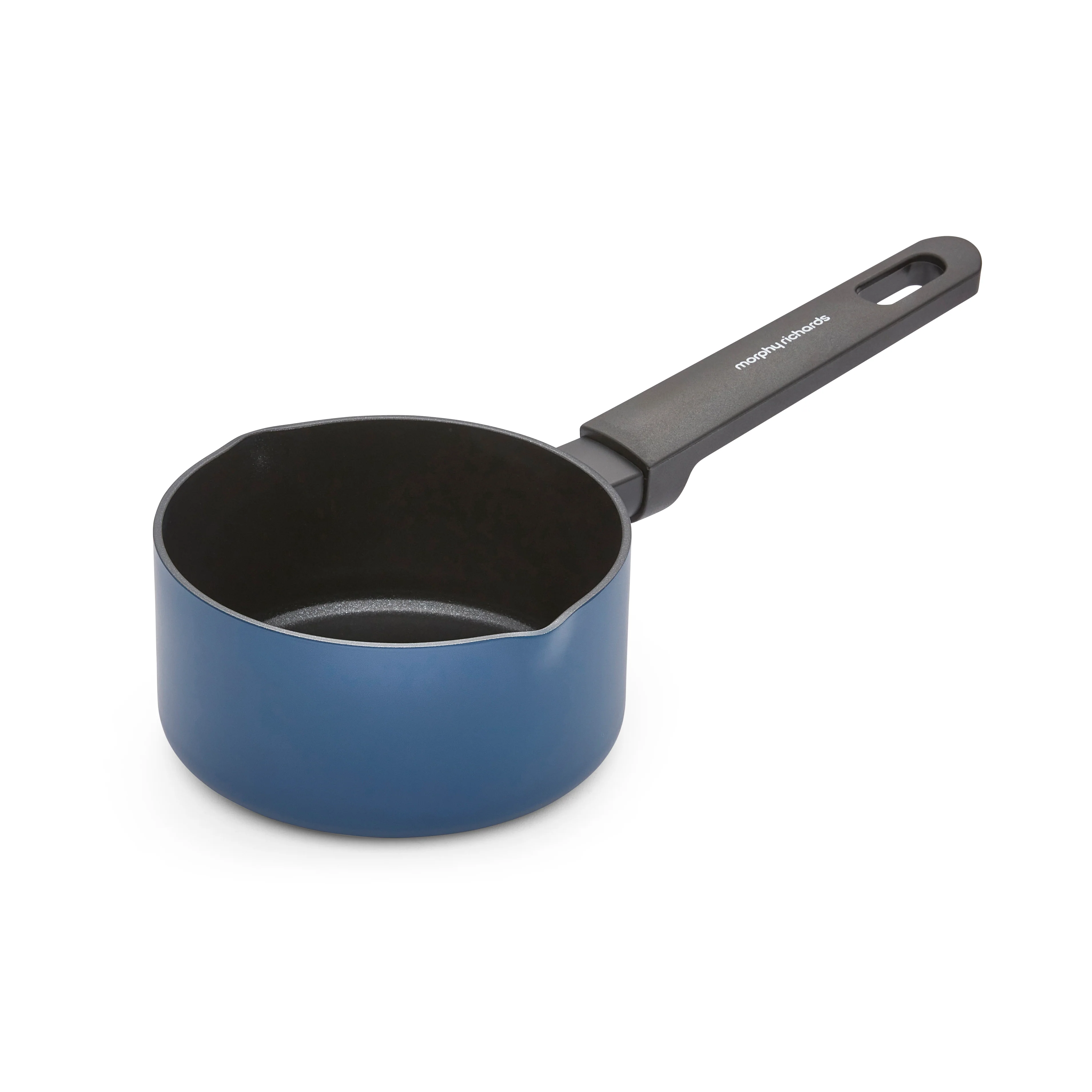 Morphy Richards 5 Piece Recycled Aluminium Saucepan Set - Blue - Image 3