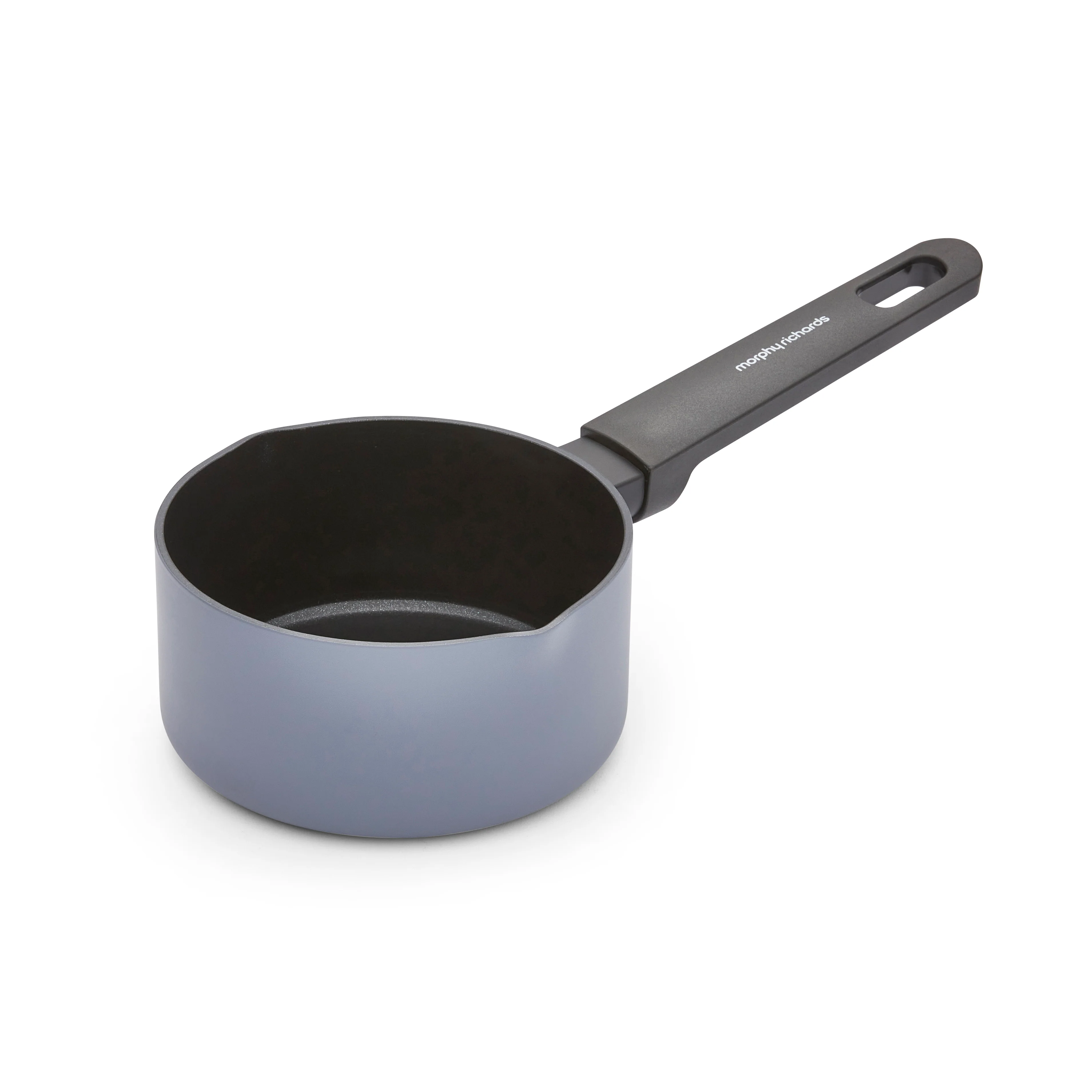Morphy Richards 5 Piece Recycled Aluminium Saucepan Set - Grey - Image 2