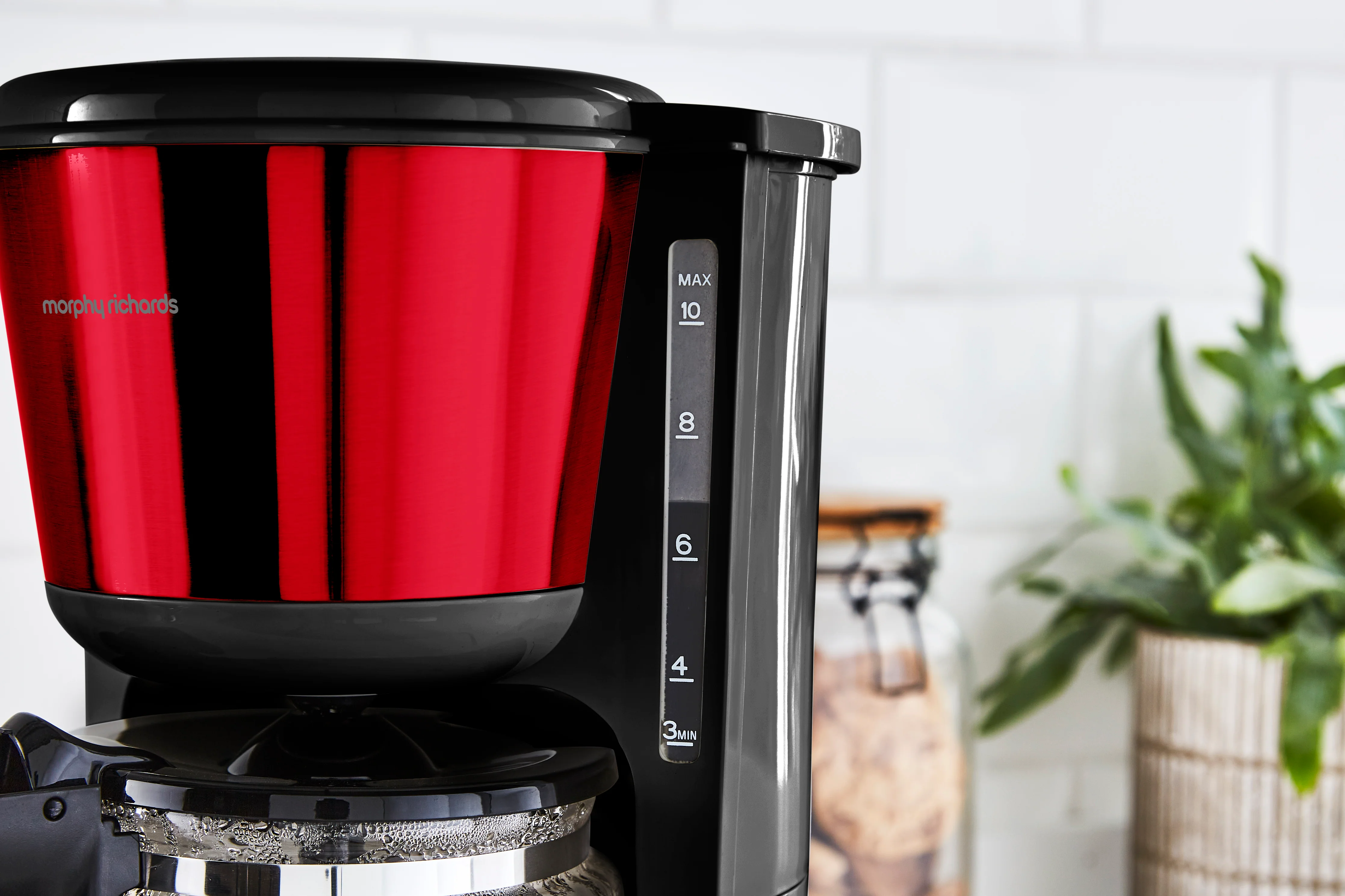 Morphy Richards Equip Filter Coffee Machine Red - Image 9