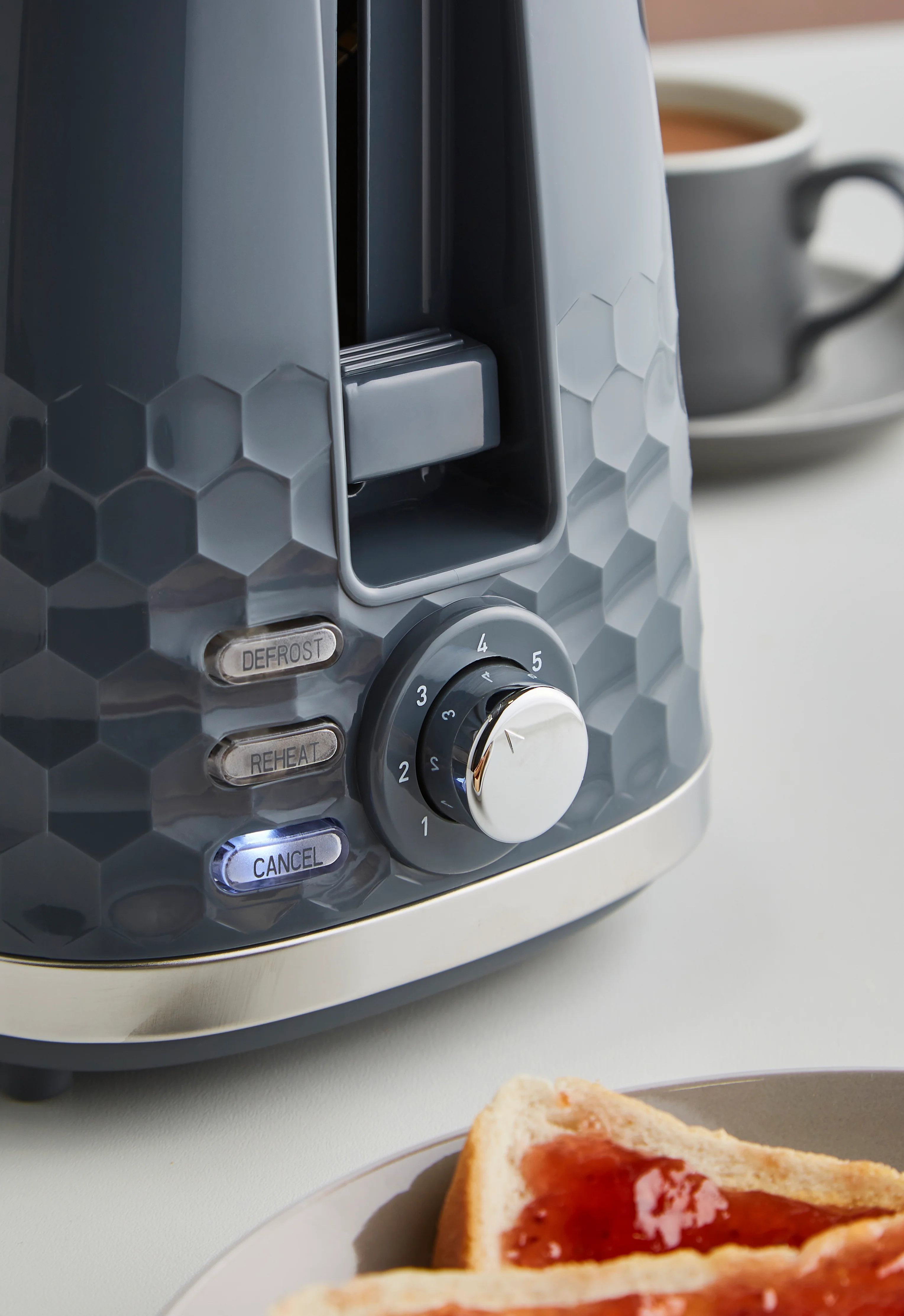 Morphy Richards Hive Grey Kettle and Toaster Set - Image 7