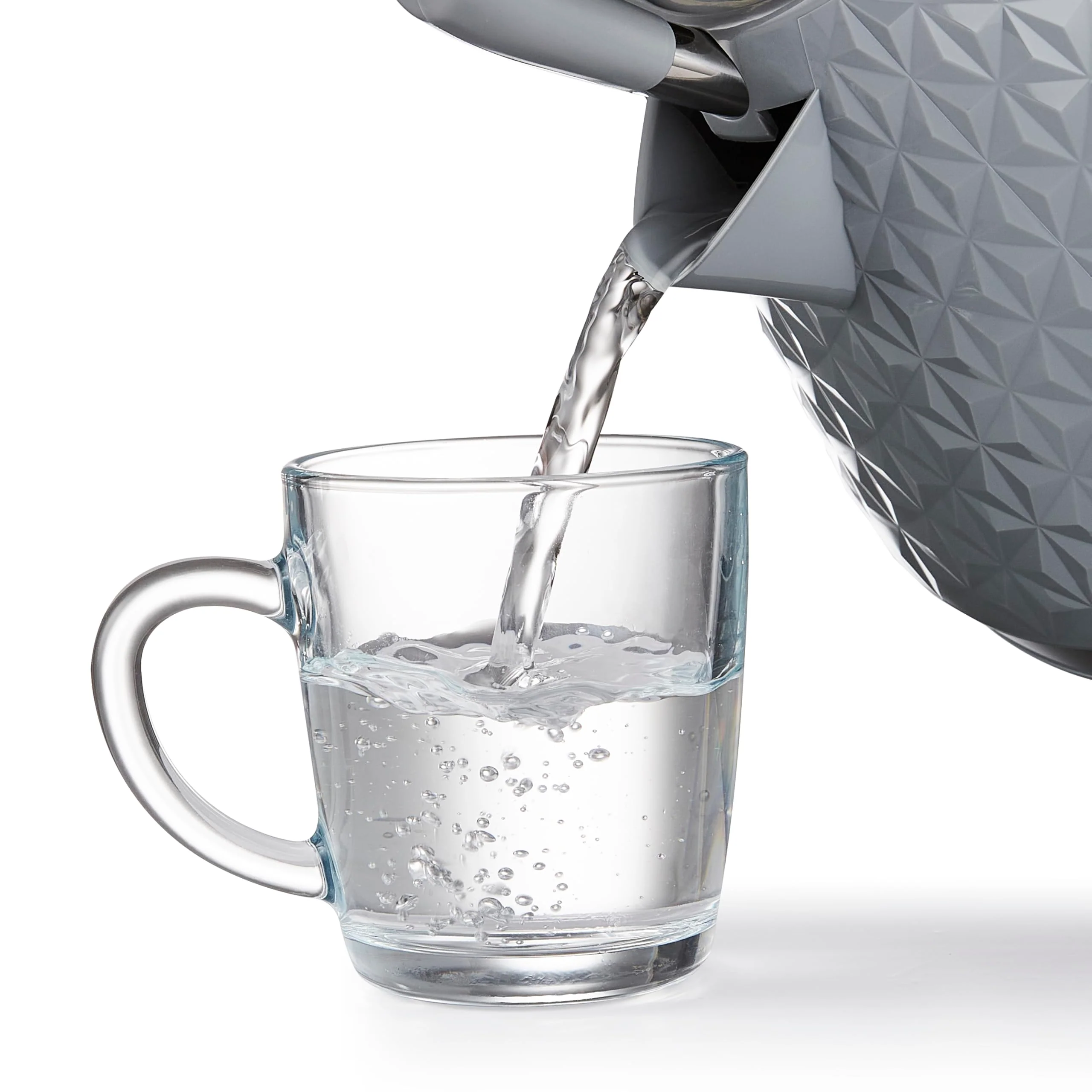 Morphy Richards Vector 1.5L Grey Pyramid Kettle - Image 4