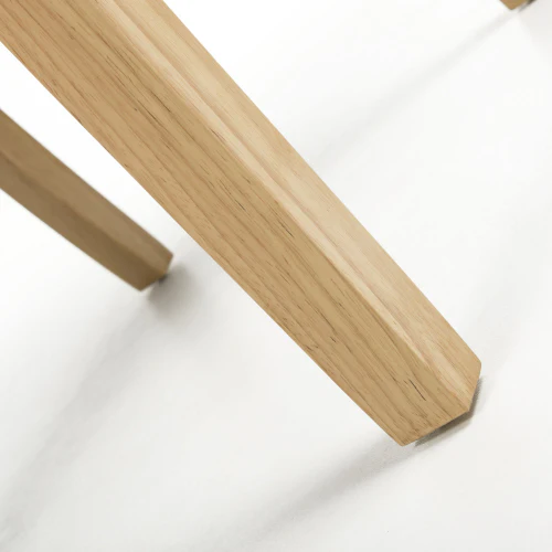 Moseley Waffle Flax Effect Natural Dining Chair In Natural Legs - Set Of 2 - Image 10