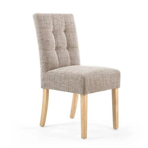 Moseley Waffle Tweed Oatmeal In Natural Legs - Set Of 2